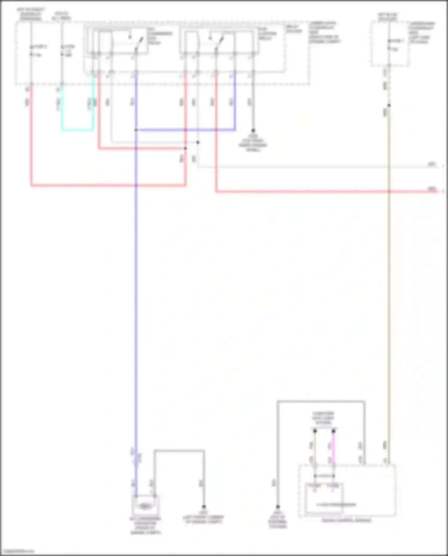 Wiring diagram fuse 1-3 for Honda Insight ZE4 (2018-2024) (2 of 3)