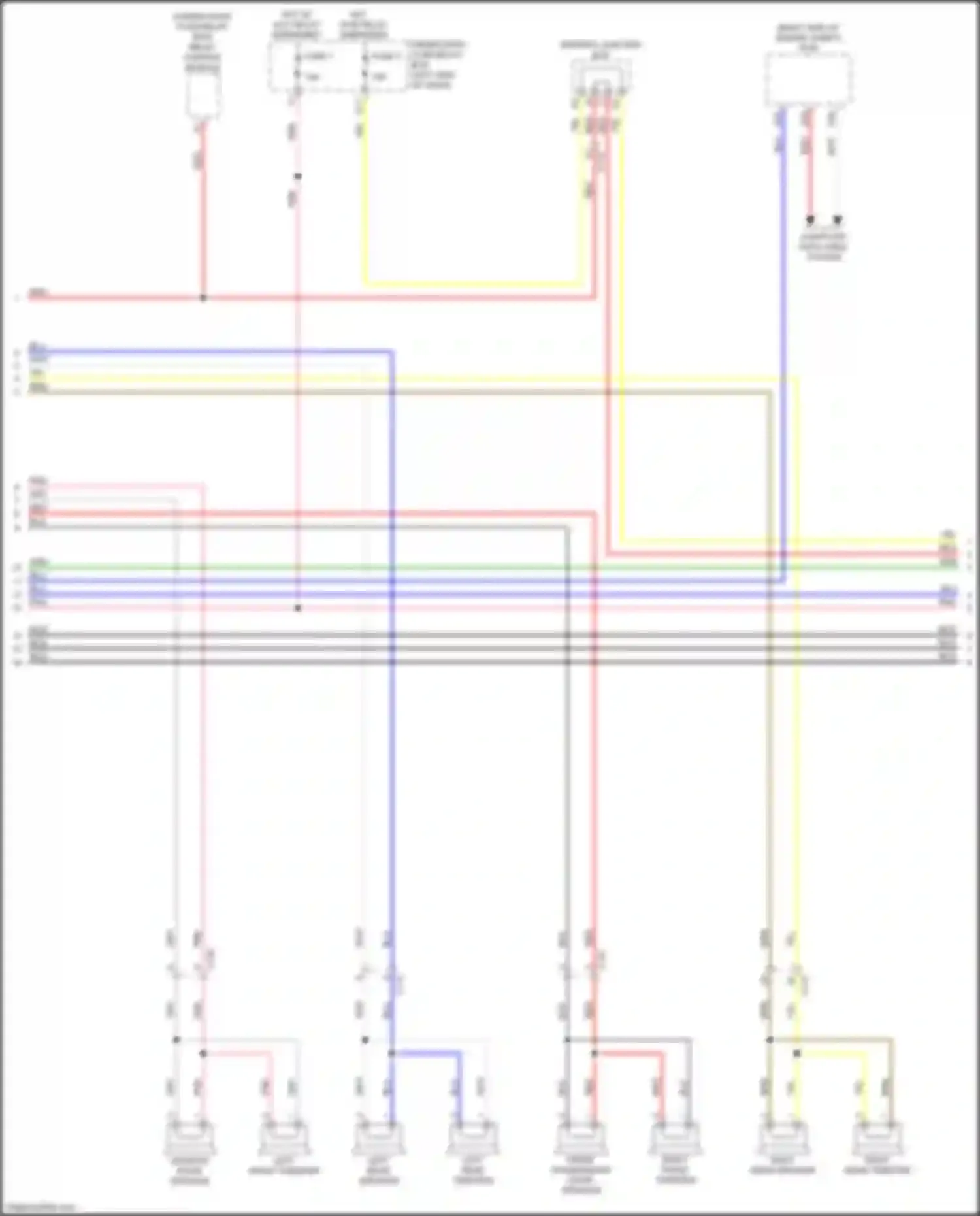 Wiring diagram fuse 1 for Honda Insight ZE4 (2018-2024) (9 of 13)