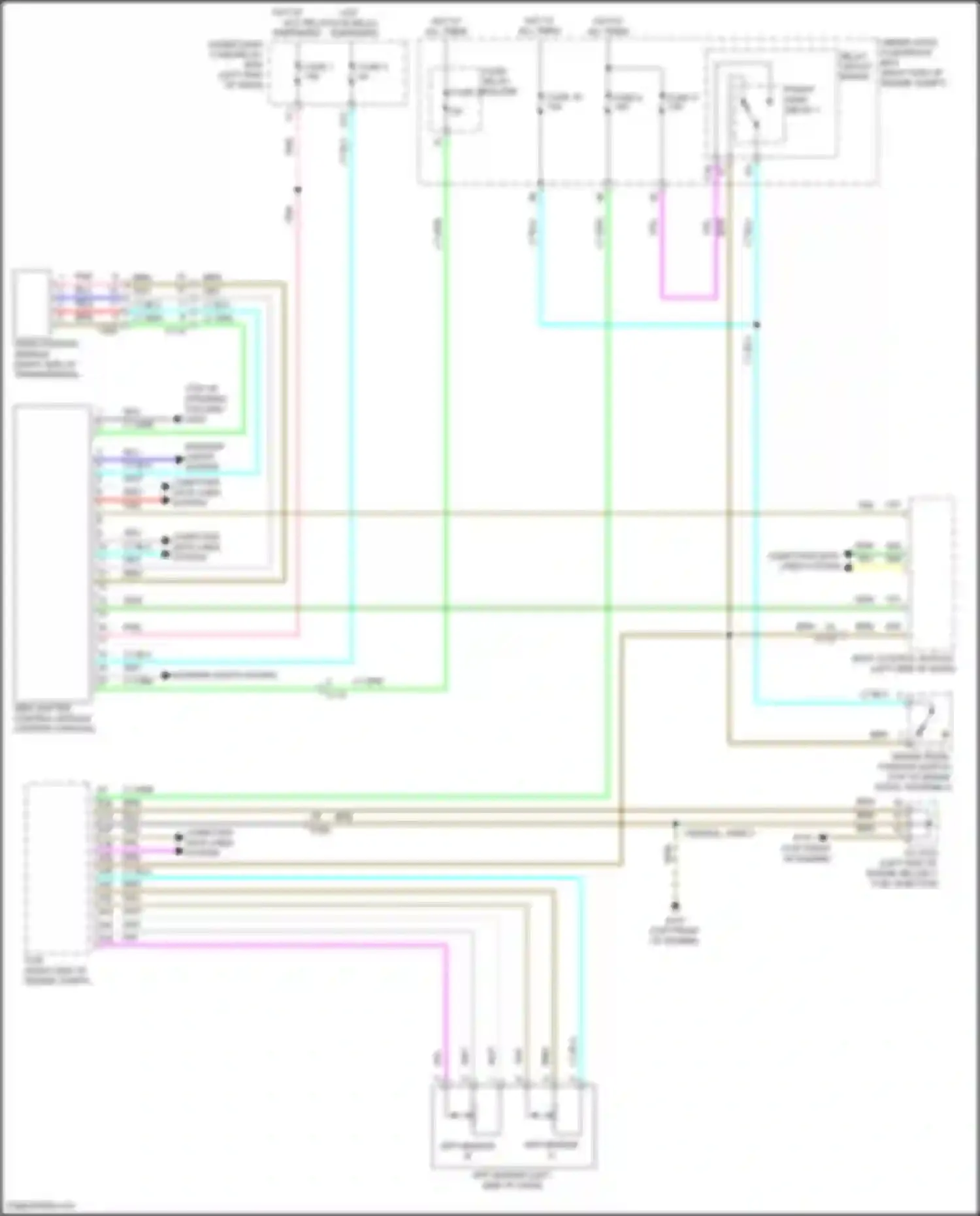 Wiring diagram fuse 6 for Honda Insight ZE4 (2018-2024) (8 of 11)