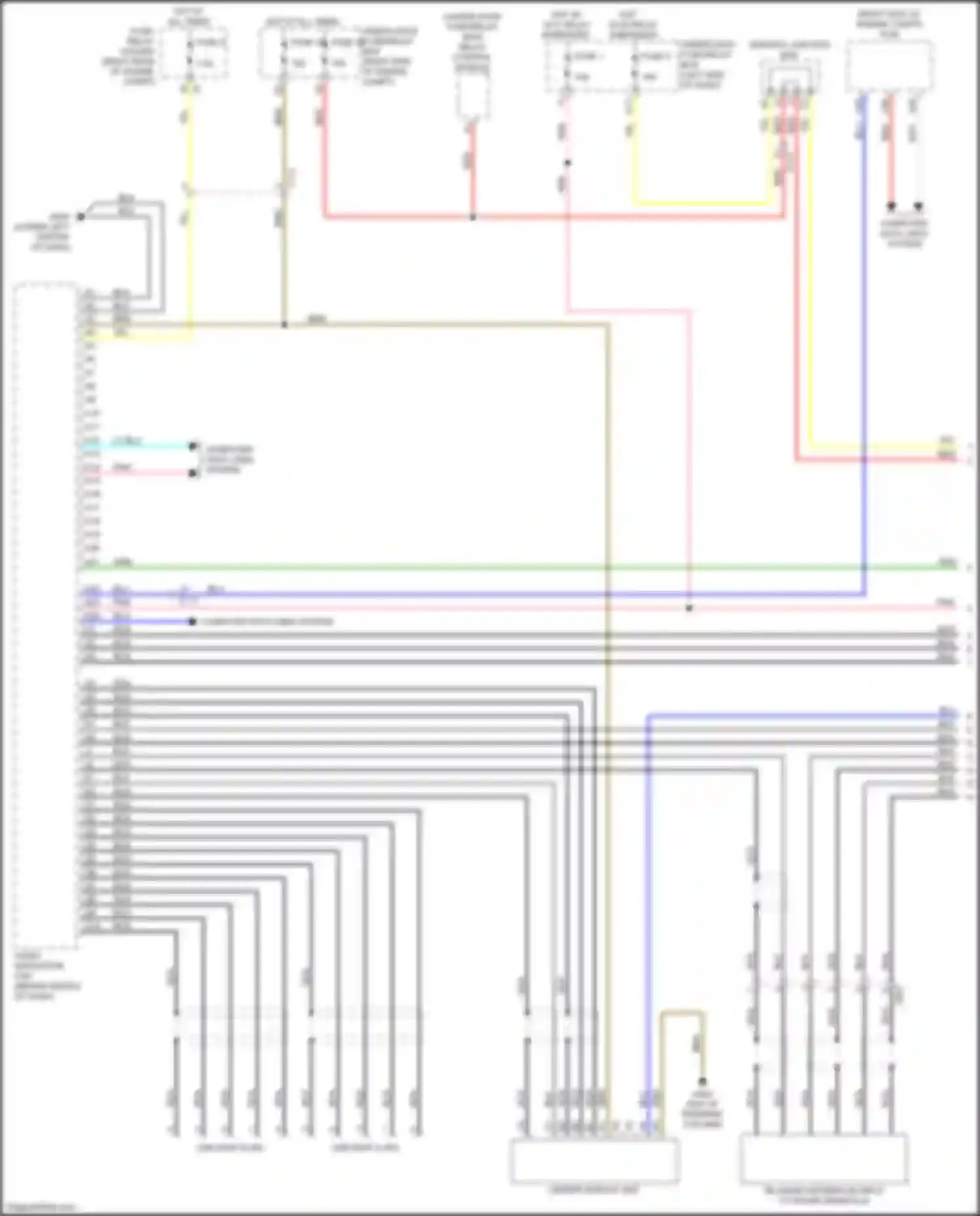 Wiring diagram fuse/ relay holder a for Honda Insight ZE4 (2018-2024) (1 of 3)