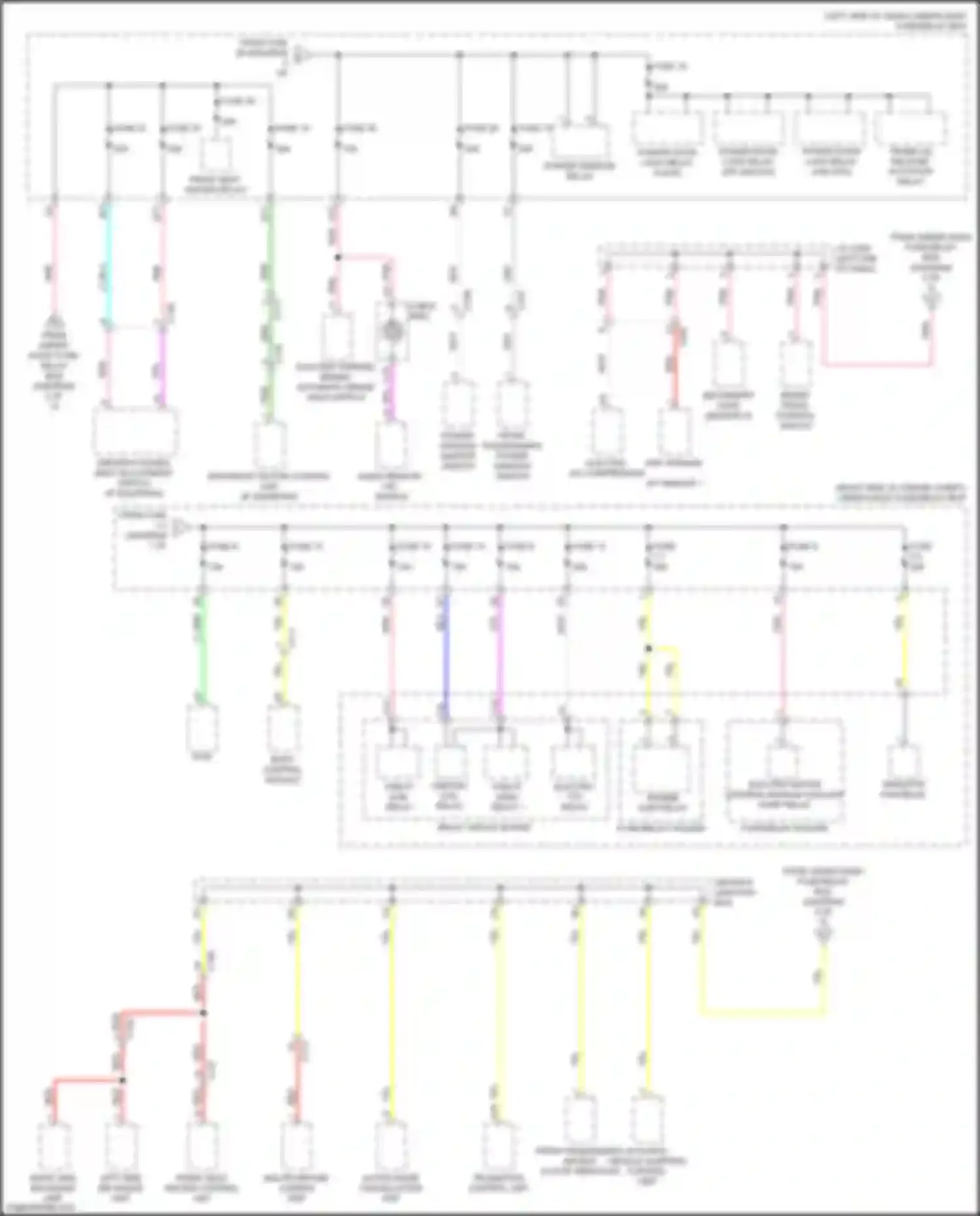 Wiring diagram fuse/relay holder b for Honda Insight ZE4 (2018-2024) (3 of 6)