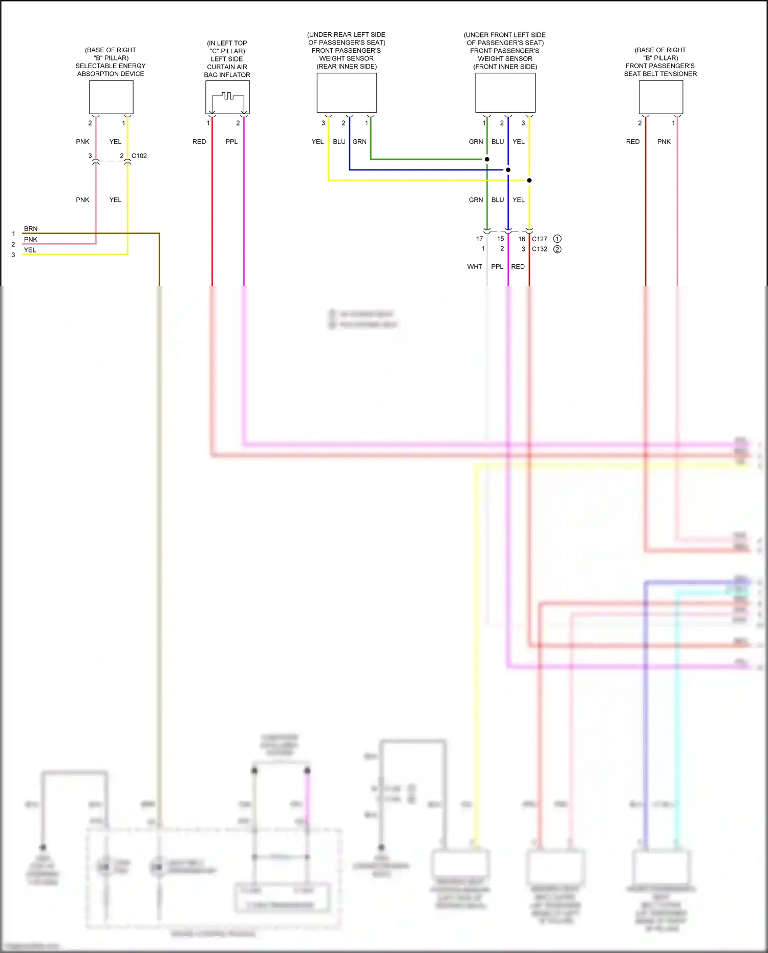 Honda Insight ZE4 (2018-2024) gauge control module wiring diagram  (20 of 30)