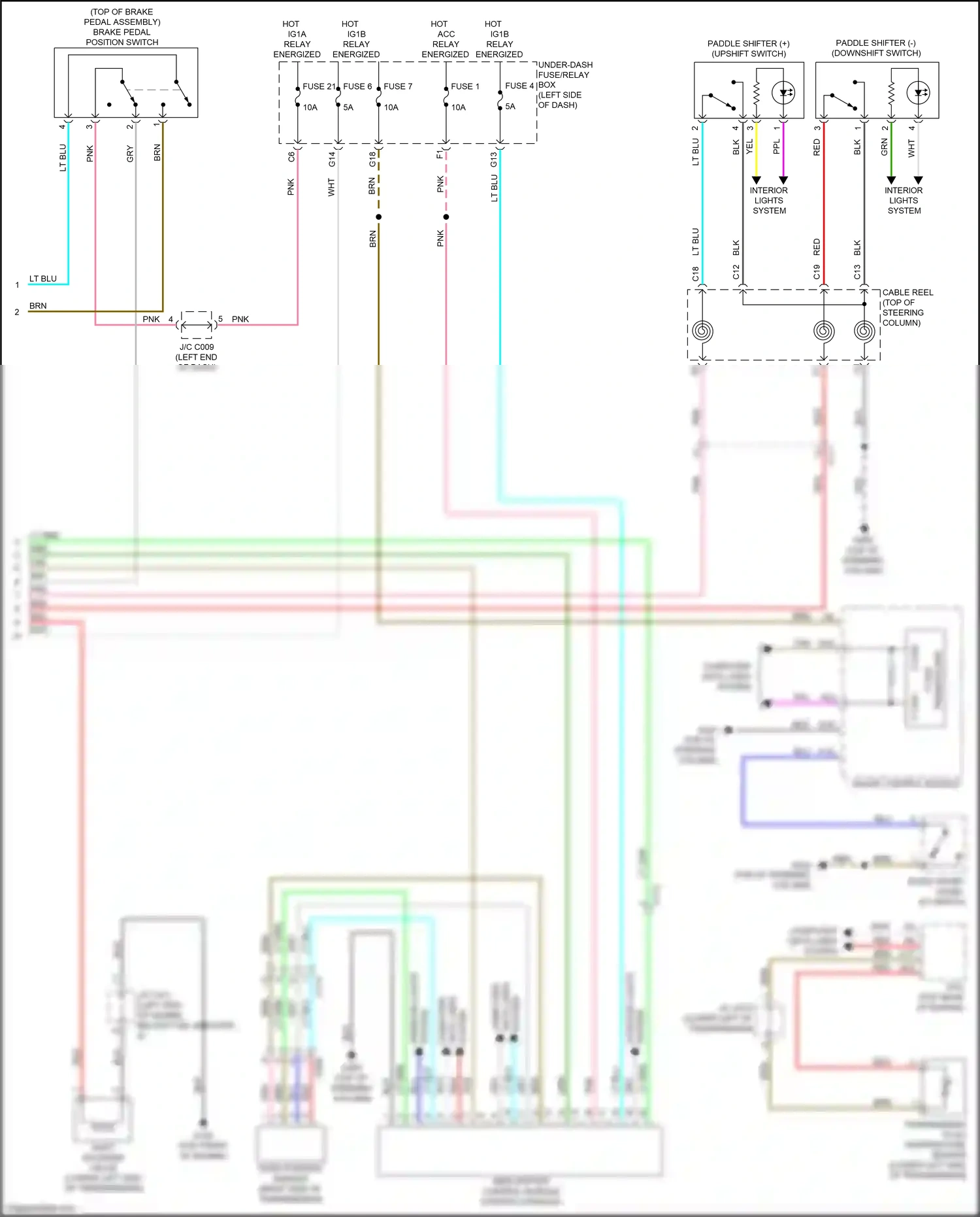 Honda Insight ZE4 (2018-2024) gauge control module wiring diagram  (27 of 30)