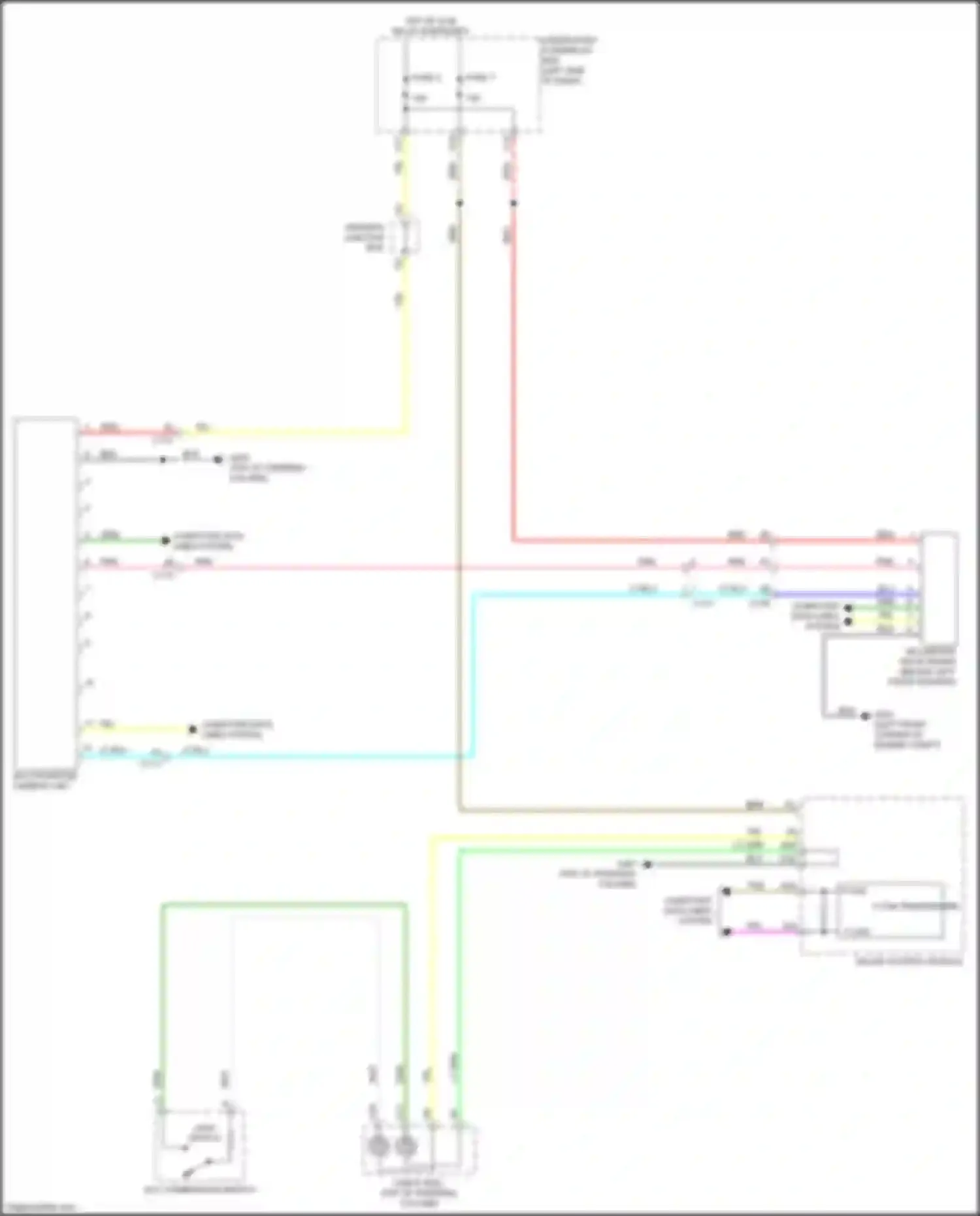 Wiring diagram lkas switch for Honda Insight ZE4 (2018-2024) (2 of 2)