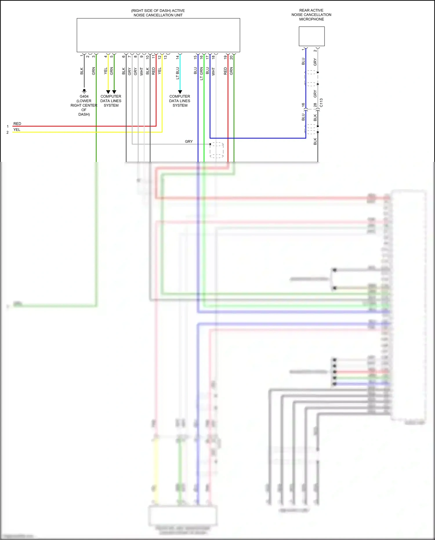 Honda Insight ZE4 (2018-2024) navigation system wiring diagram  (3 of 5)