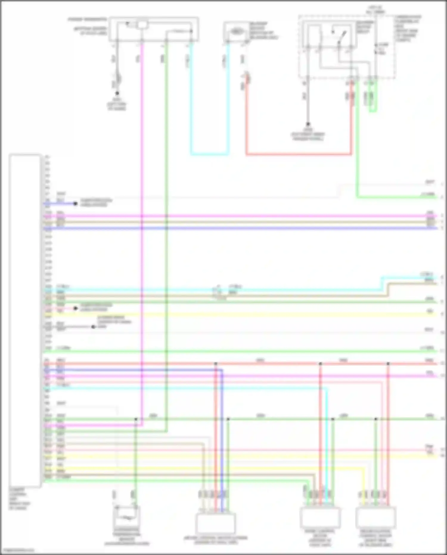Wiring diagram power transistor for Honda Insight ZE4 (2018-2024) (1 of 2)