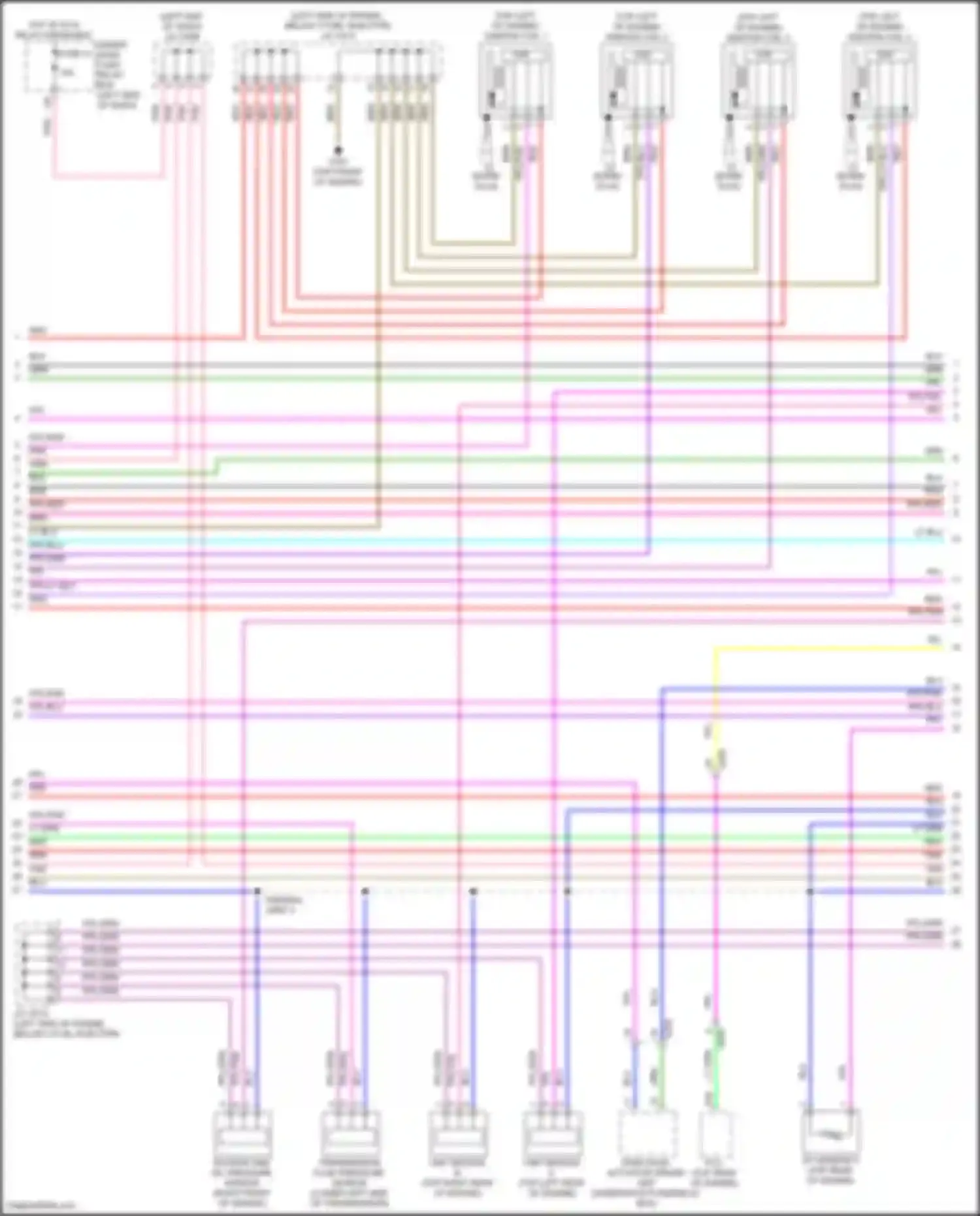Wiring diagram ppl/lt blu for Honda Insight ZE4 (2018-2024) (3 of 3)