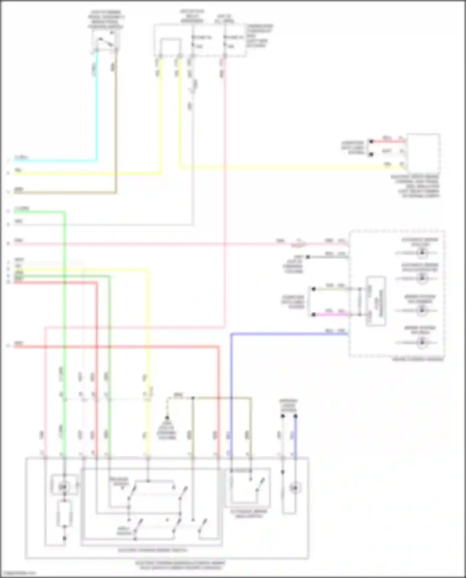 Wiring diagram release switch for Honda Insight ZE4 (2018-2024) (2 of 3)