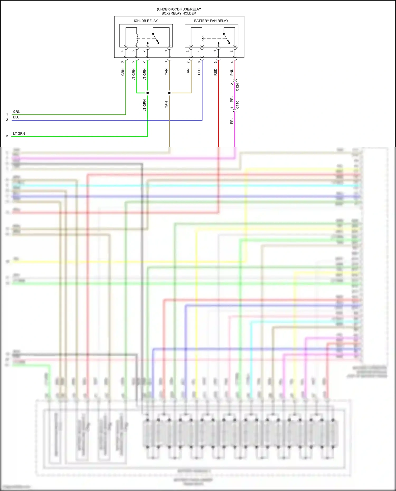 Honda Insight ZE4 (2018-2024) temperature sensor 3 wiring diagram  (1 of 1)