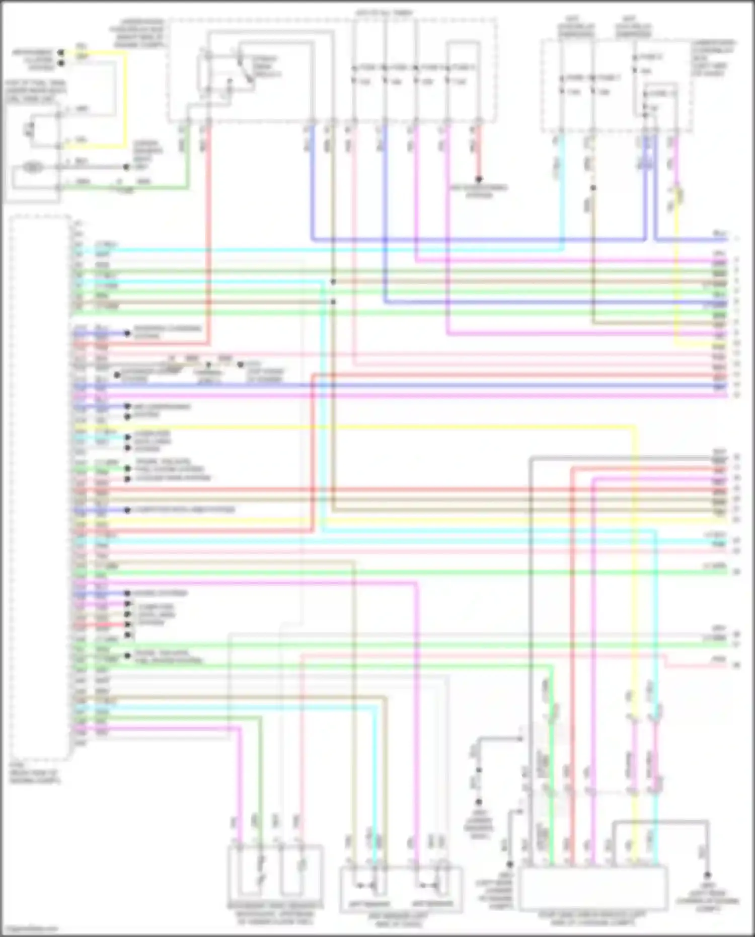 Wiring diagram thermal joint 2 for Honda Insight ZE4 (2018-2024) (3 of 5)