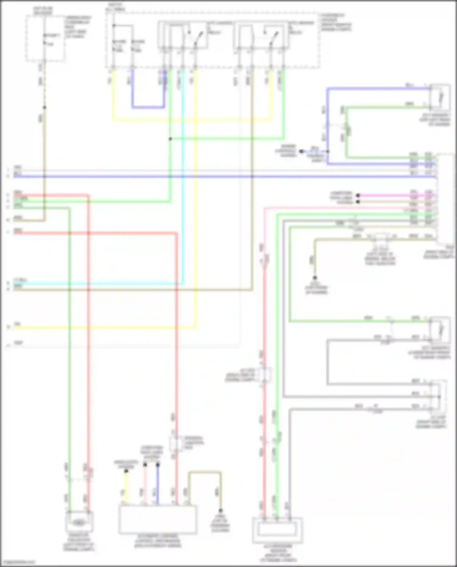 Wiring diagram thermal joint 3 for Honda Insight ZE4 (2018-2024) (1 of 6)