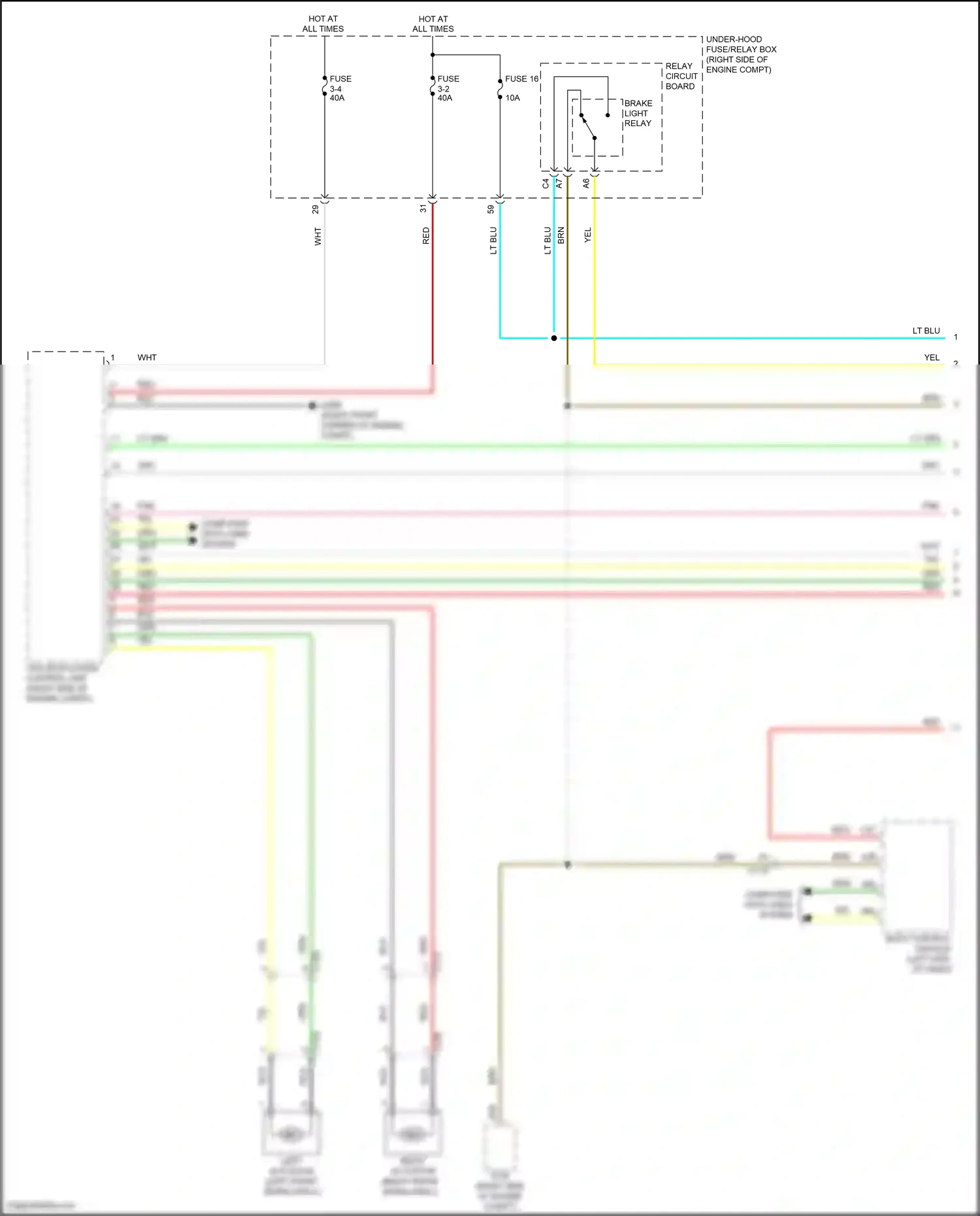 Honda Insight ZE4 (2018-2024) vsa modulator control unit wiring diagram  (11 of 11)