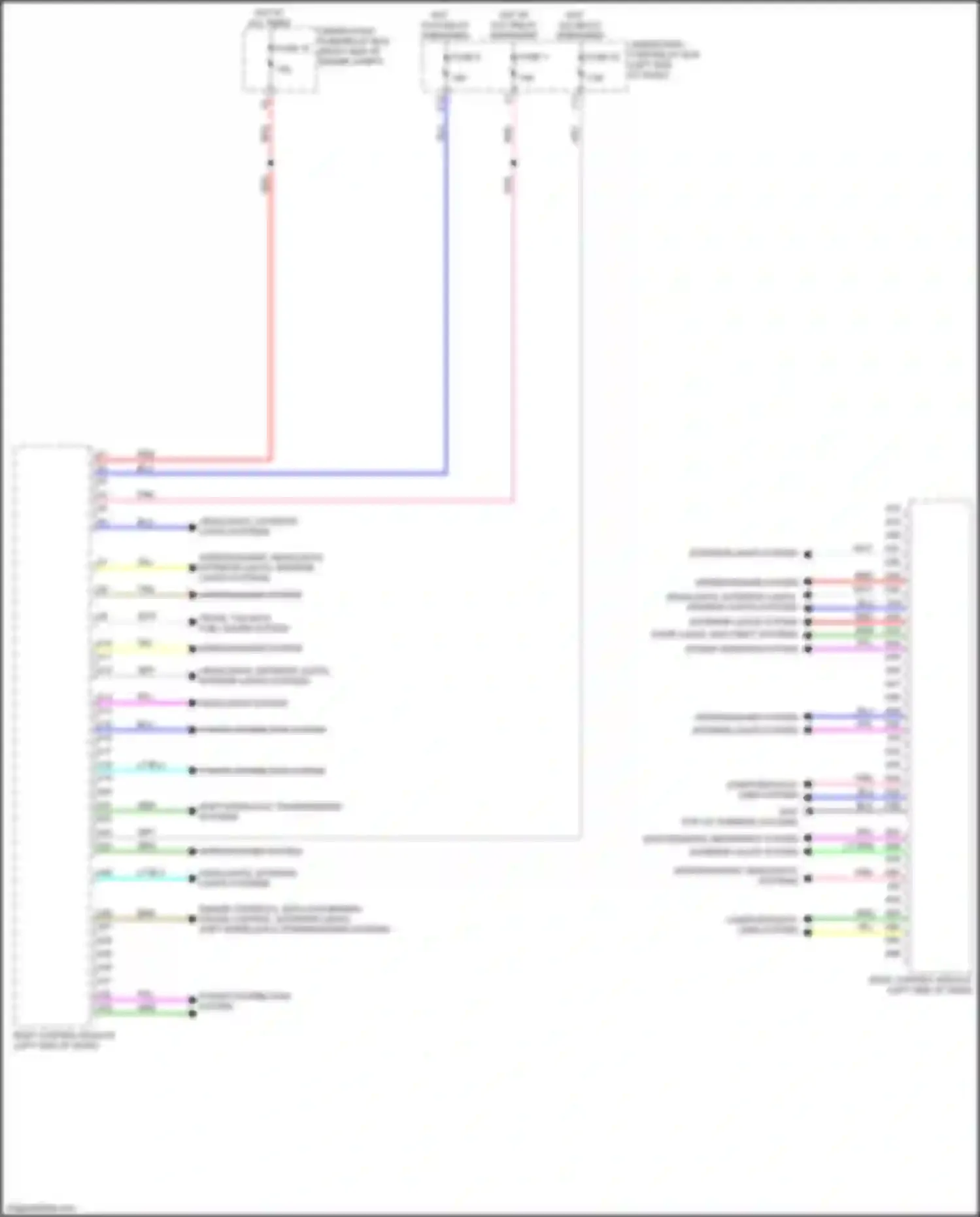 Wiring diagram wiper/washer, headlights systems for Honda Insight ZE4 (2018-2024) (1 of 1)