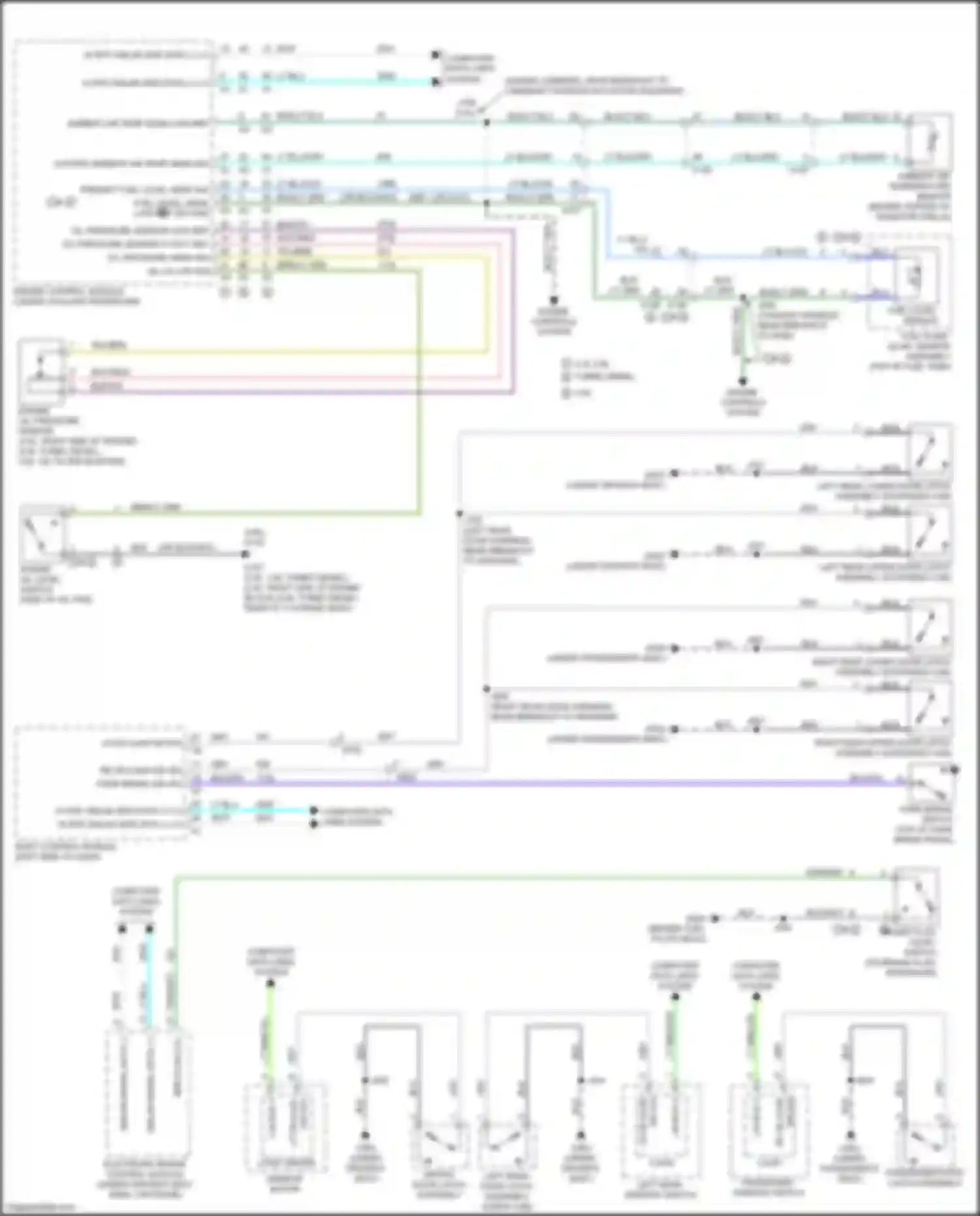 Wiring diagram gmlan serial data for Honda Inspire VI facelift (2021-2023) (1 of 1)