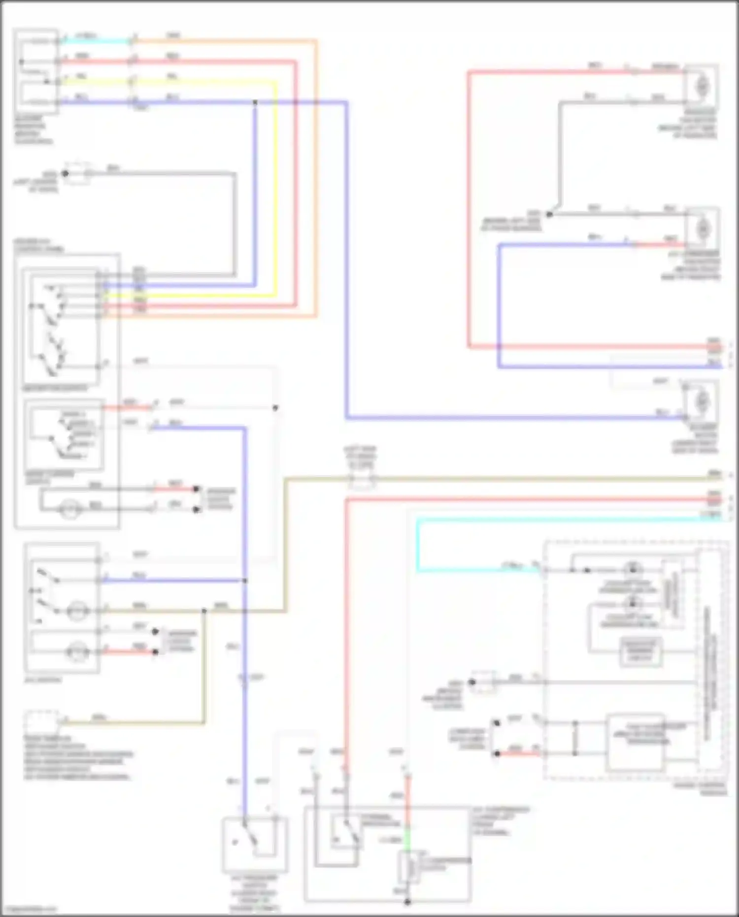 Jazz Honda GG facelift (2011-2014): Manual a/c circuit (1 of 2)