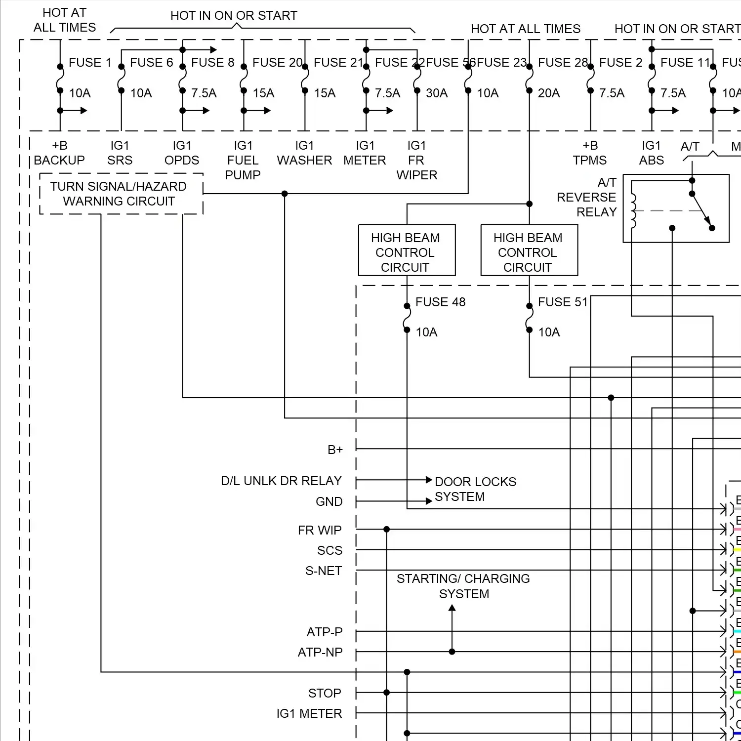 demo - Body control modules circuit, except electric vehicle (1 of 2) Body control modules circuit, except electric vehicle (1 of 2)