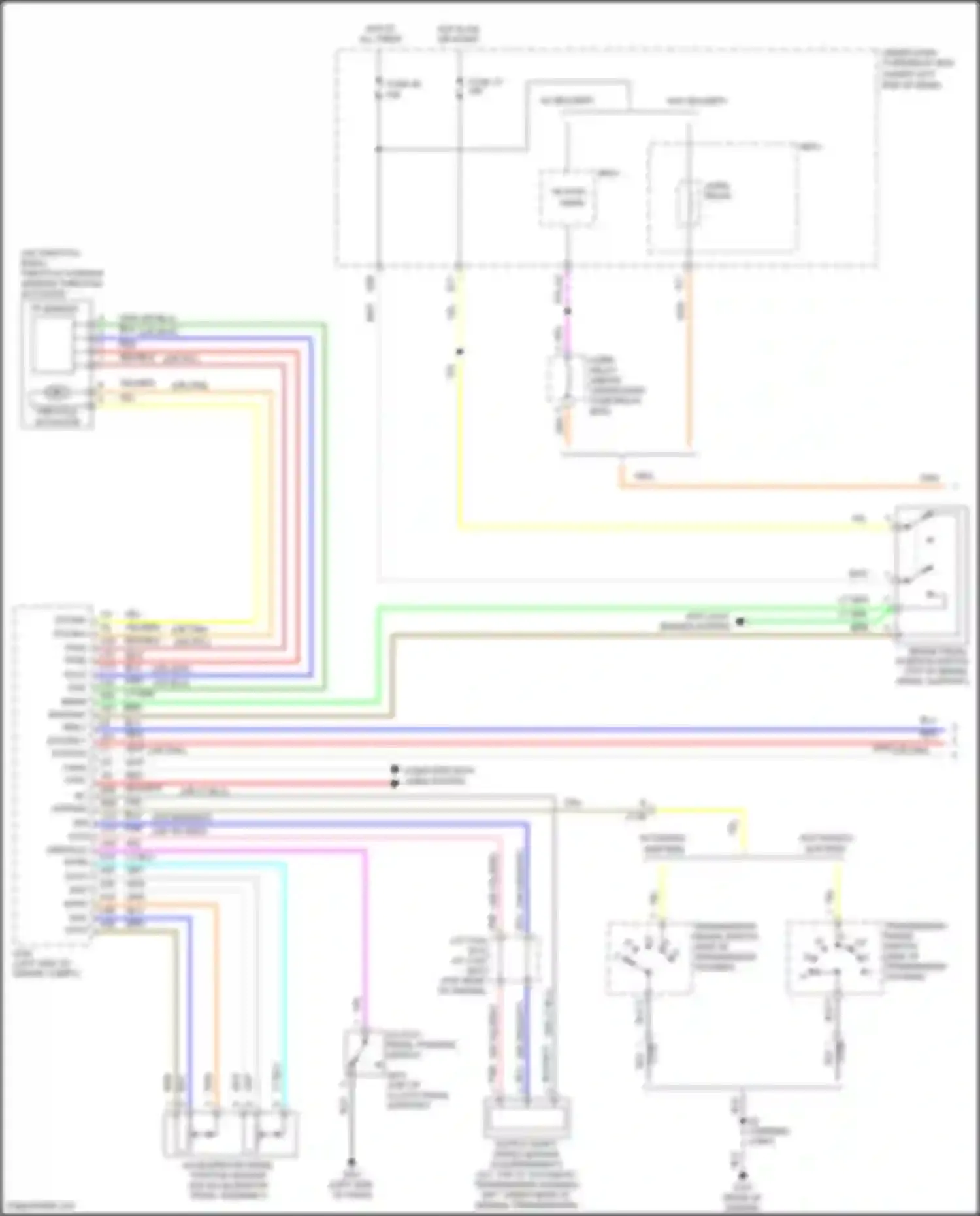 Jazz Honda GG facelift (2011-2014): Cruise control circuit, except electric vehicle (1 of 2)