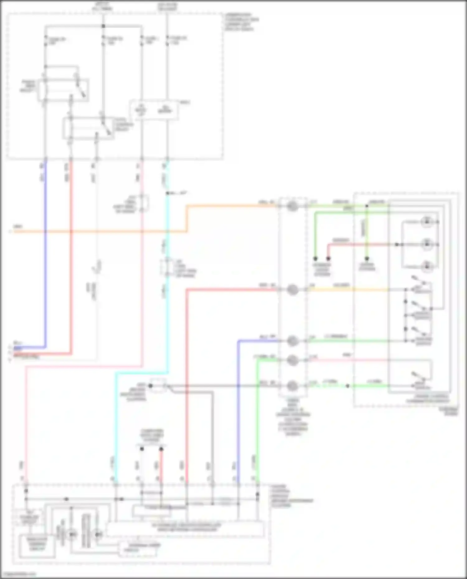 Jazz Honda GG facelift (2011-2014): Cruise control circuit, except electric vehicle (2 of 2)