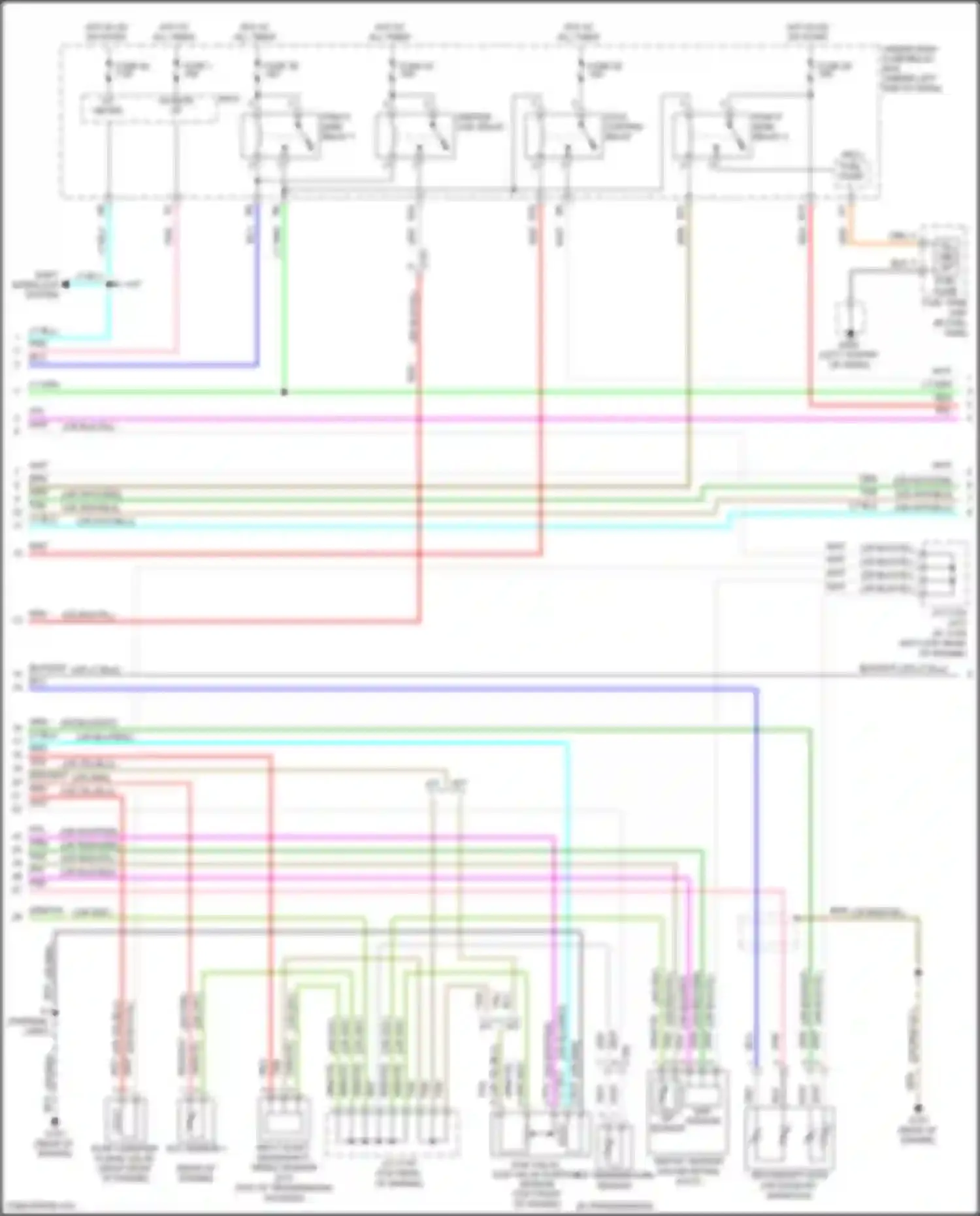 Jazz Honda GG facelift (2011-2014): Wiring diagram engine performance 1.5l (4 of 5)
