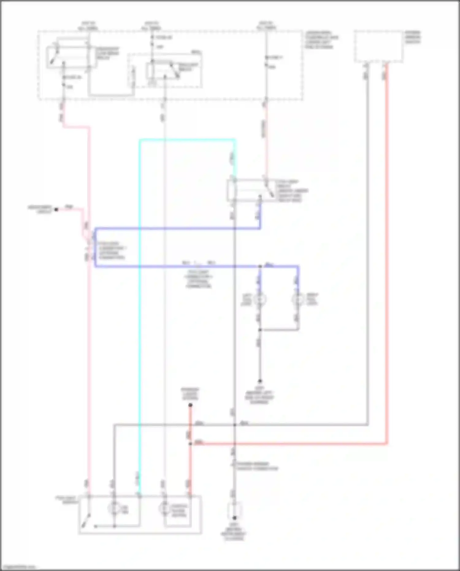 Jazz Honda GG facelift (2011-2014): Fog lamp circuit, accessory