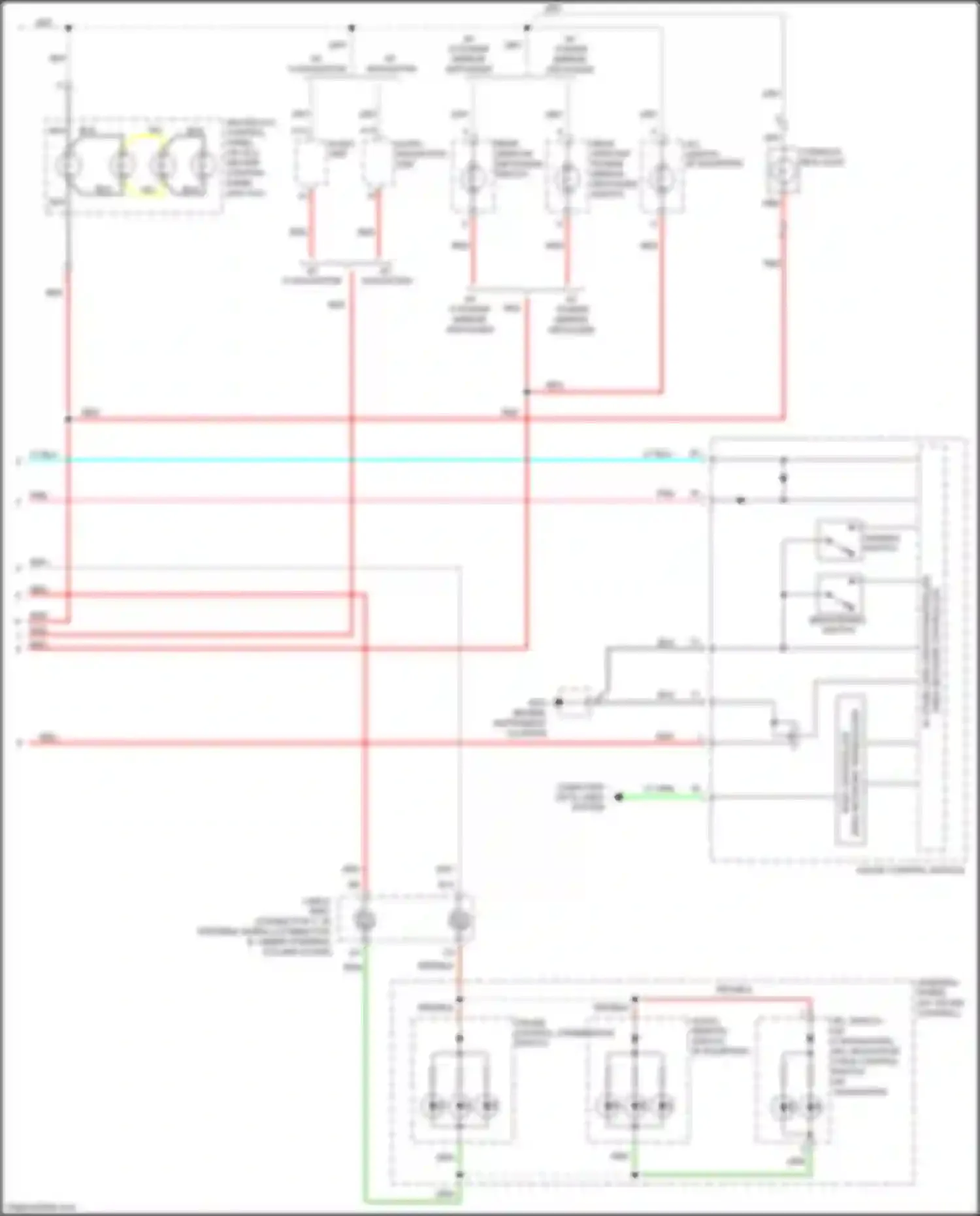 Jazz Honda GG facelift (2011-2014): Instrument illumination circuit, except electric vehicle (2 of 2)