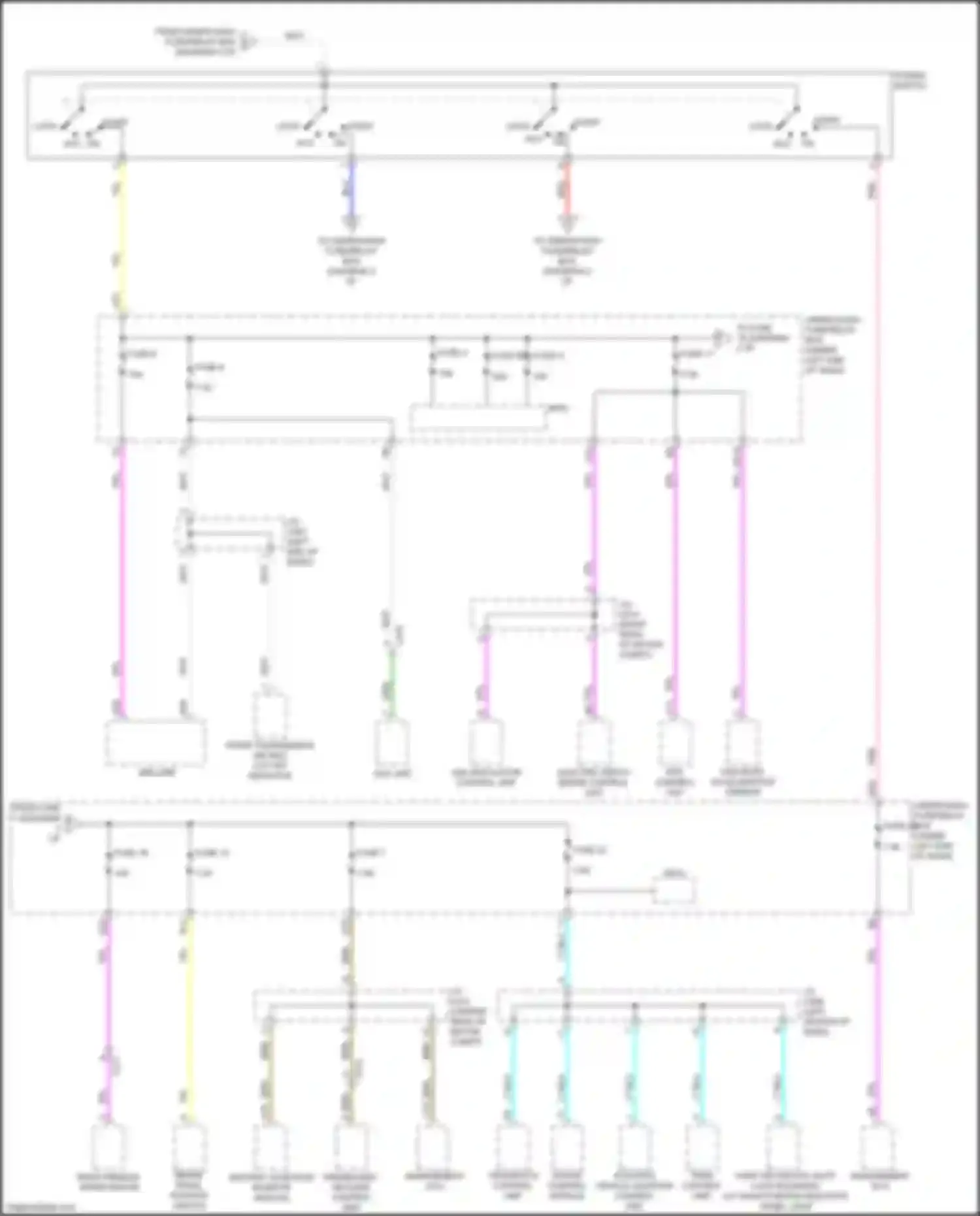 Jazz Honda GG facelift (2011-2014): Power distribution circuit, electric vehicle (3 of 4)
