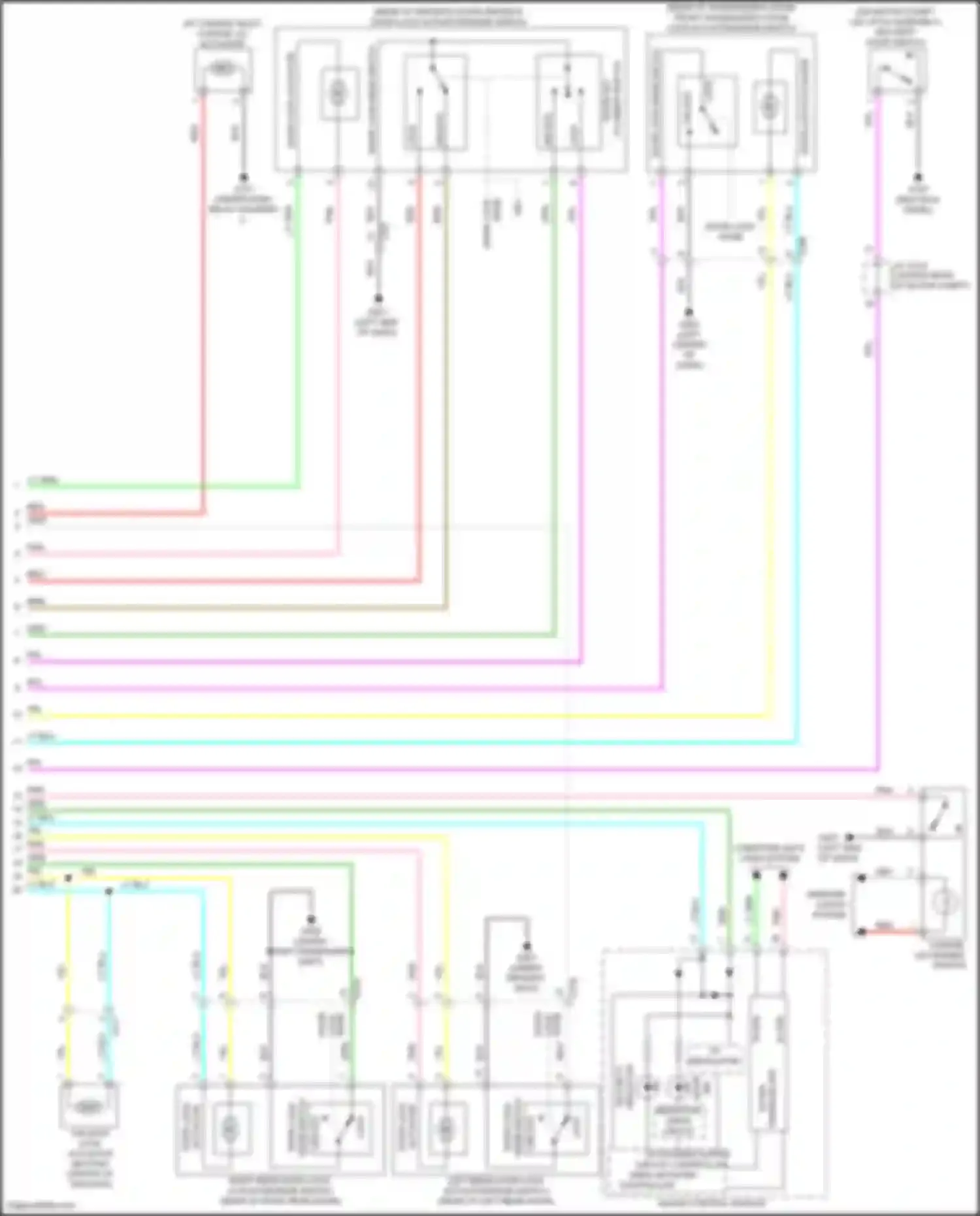 Jazz Honda GG facelift (2011-2014): Power door locks circuit, electric vehicle (2 of 2)