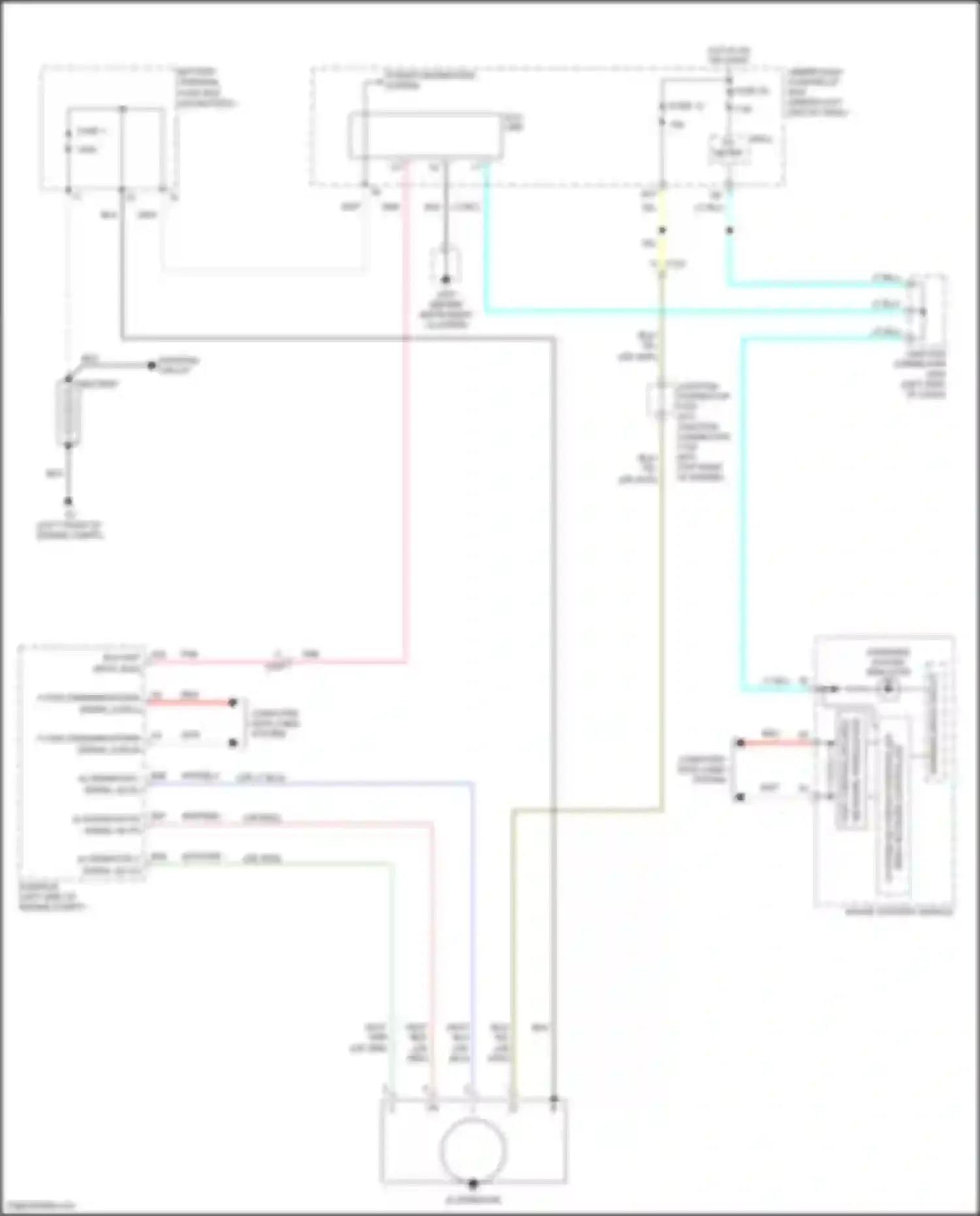 Jazz Honda GG facelift (2011-2014): Charging circuit