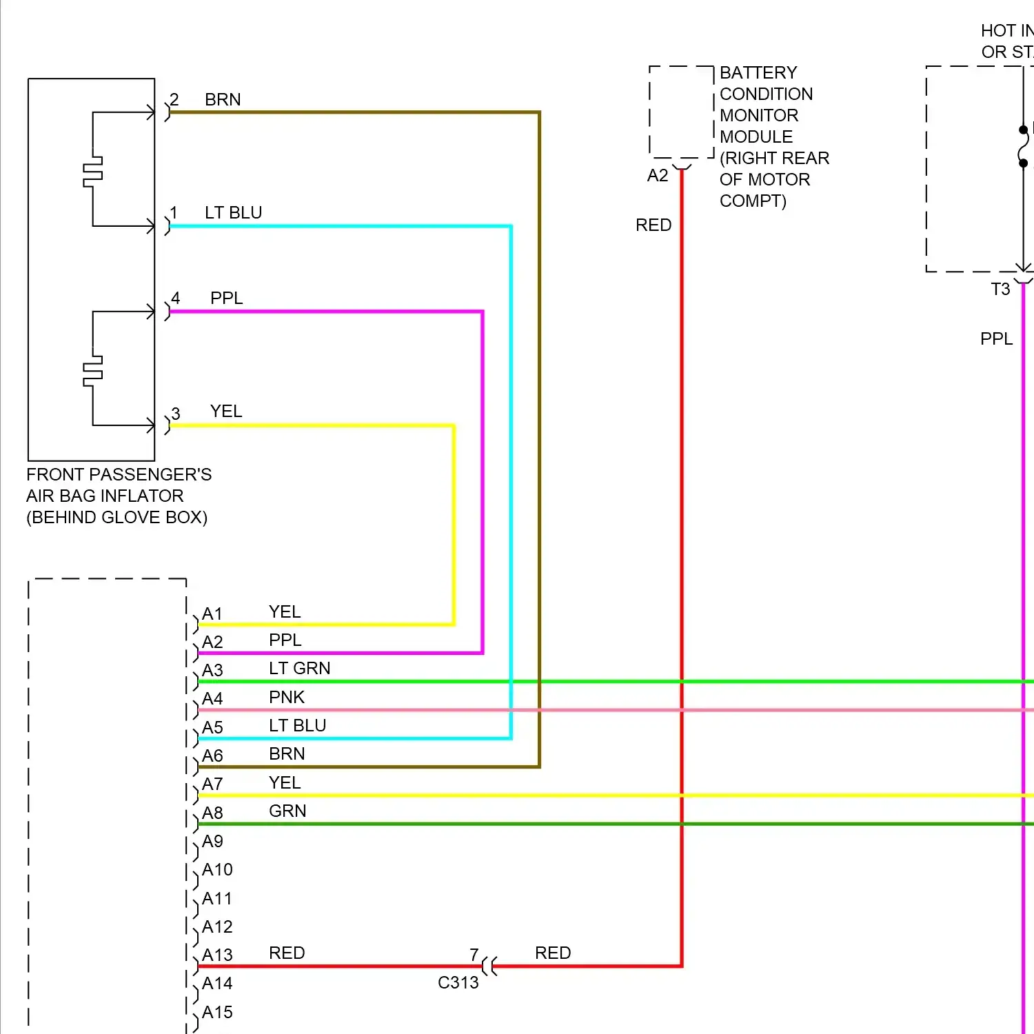 demo - Supplemental restraints circuit, electric vehicle (1 of 4) Supplemental restraints circuit, electric vehicle (1 of 4)