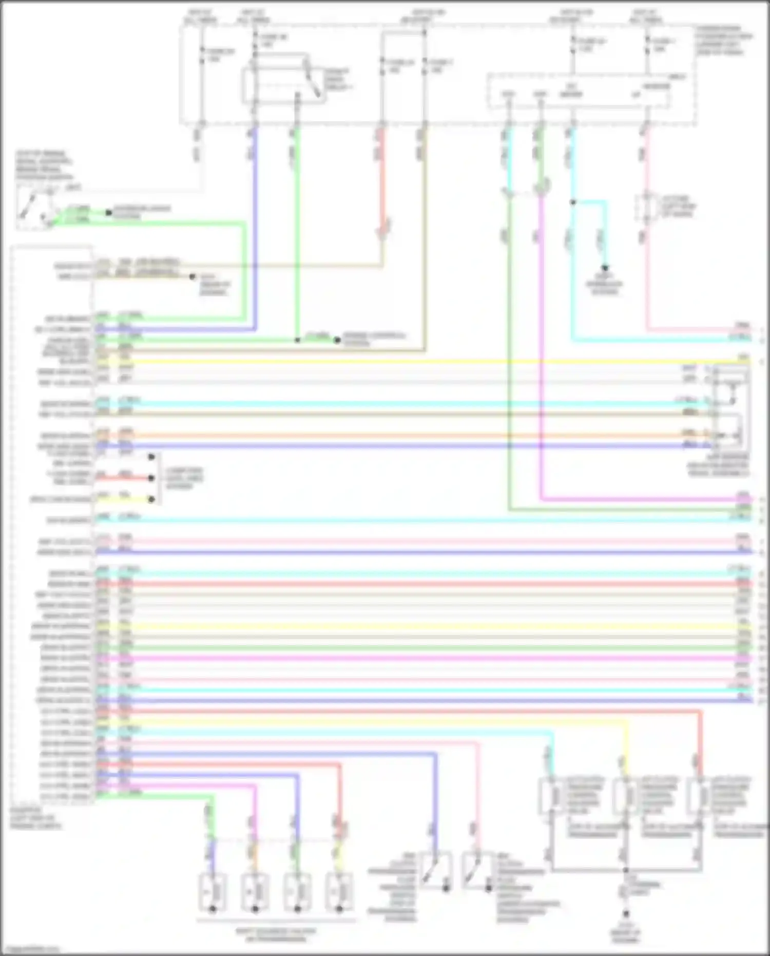 Jazz Honda GG facelift (2011-2014): Transmission circuit, except electric vehicle (1 of 2)