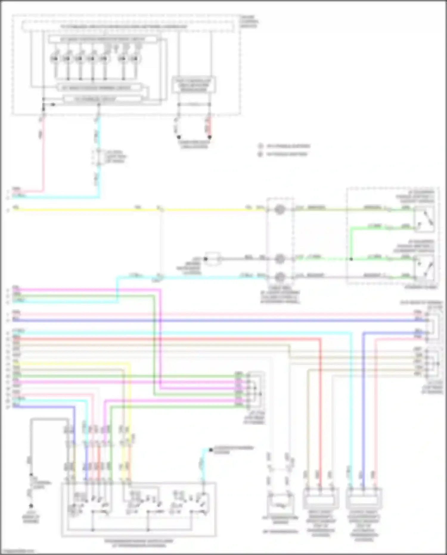 Jazz Honda GG facelift (2011-2014): Transmission circuit, except electric vehicle (2 of 2)