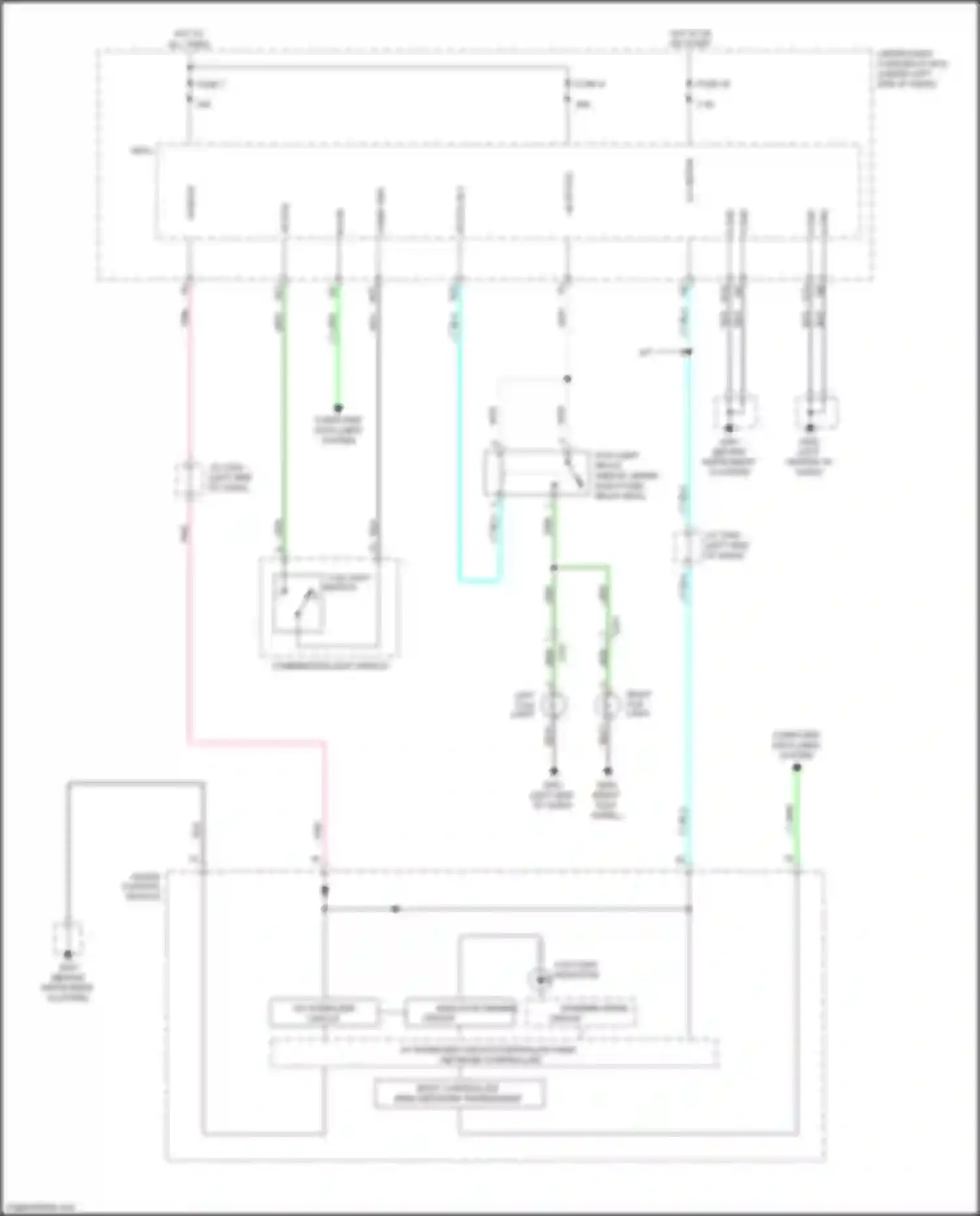 Wiring diagram area network transceiver for Honda Jazz GG facelift (2011-2014) (2 of 4)