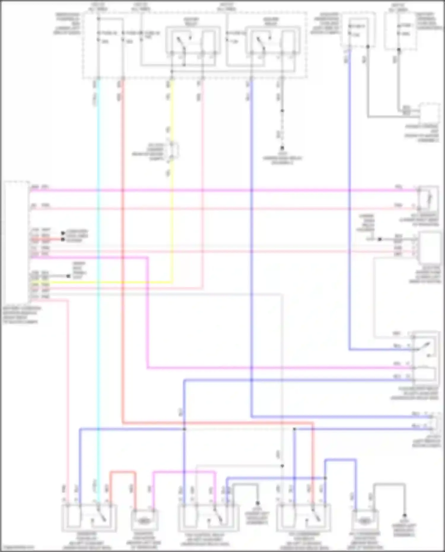 Wiring diagram battery condition monitor module for Honda Jazz GG facelift (2011-2014) (3 of 8)