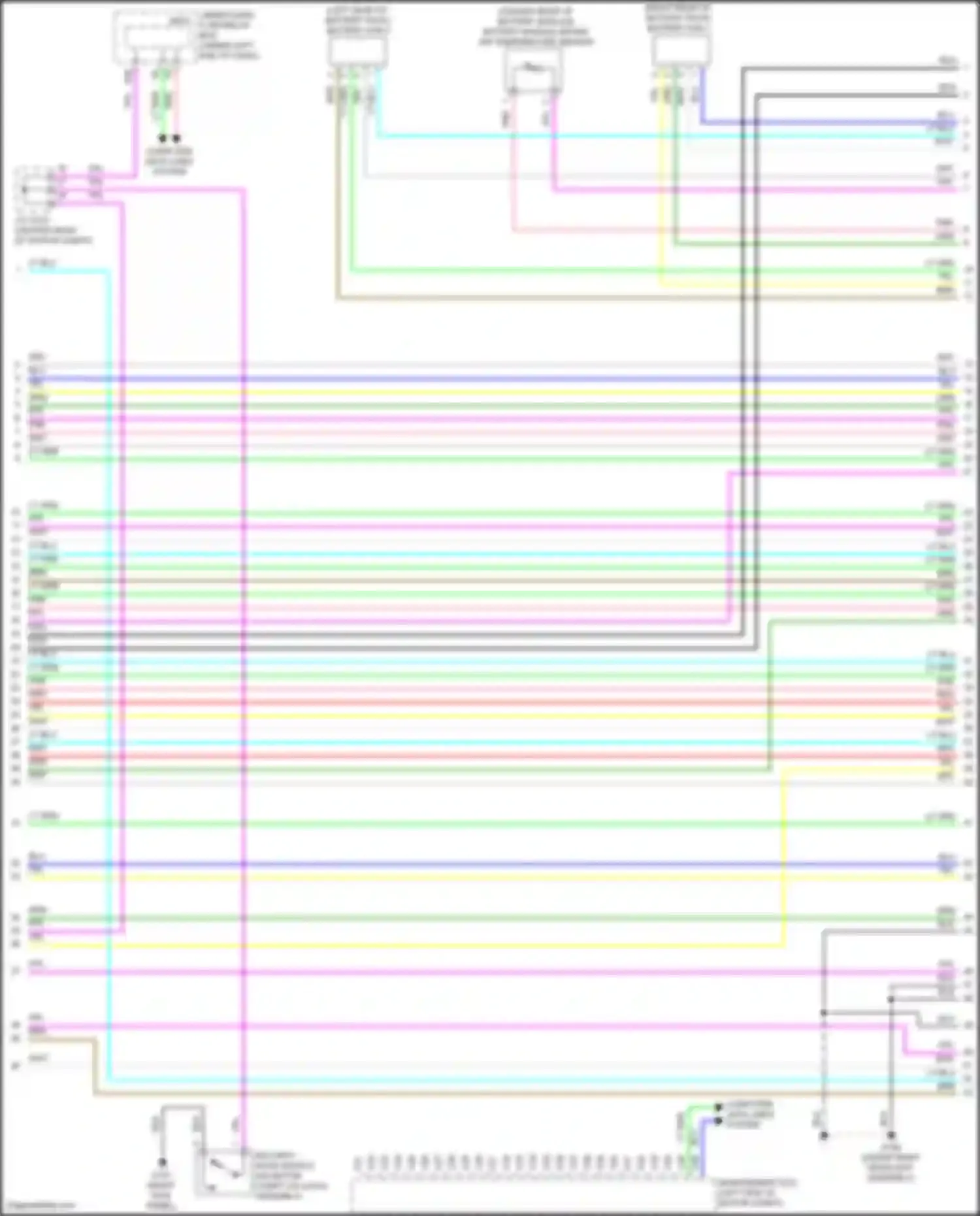 Wiring diagram battery module intake air temperature sensor for Honda Jazz GG facelift (2011-2014) (1 of 1)