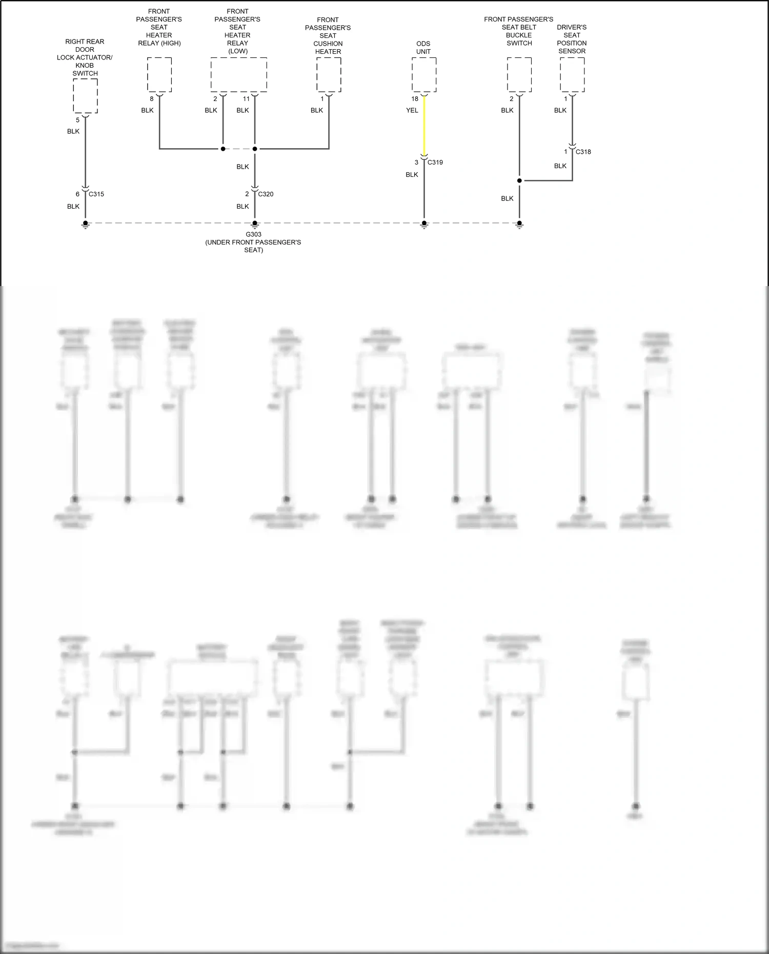 Wiring diagram battery module for Honda Jazz GG facelift (2011-2014) (1 of 1)
