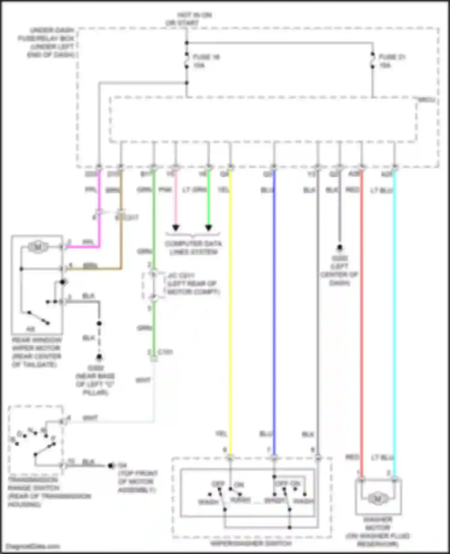 Wiring diagram blk for Honda Jazz GG facelift (2011-2014) (80 of 124)