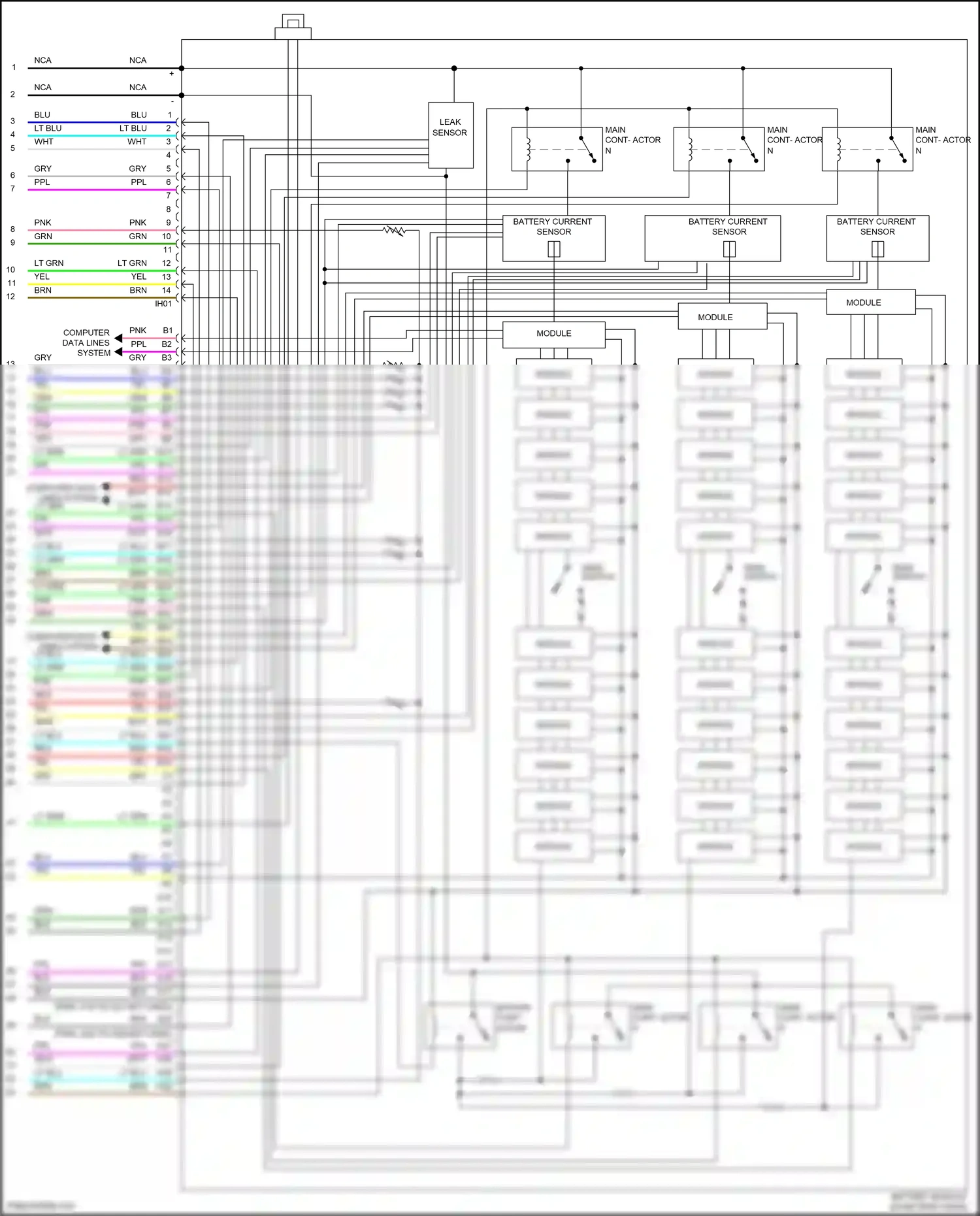 Wiring diagram blu for Honda Jazz GG facelift (2011-2014) (105 of 105)