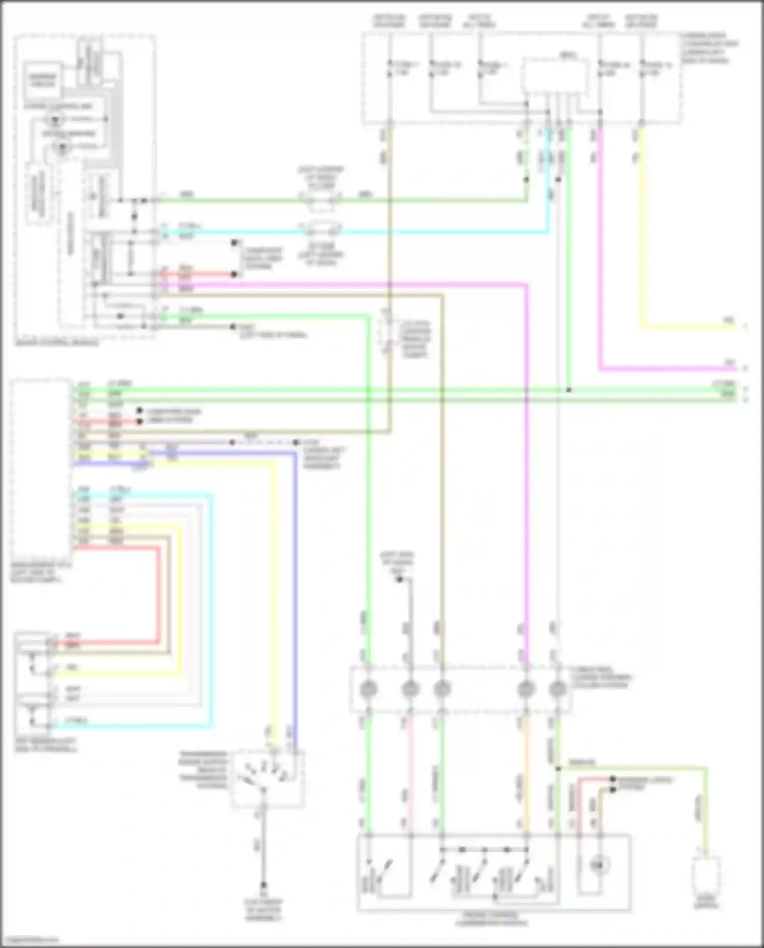 Wiring diagram computer data lines system for Honda Jazz GG facelift (2011-2014) (13 of 78)