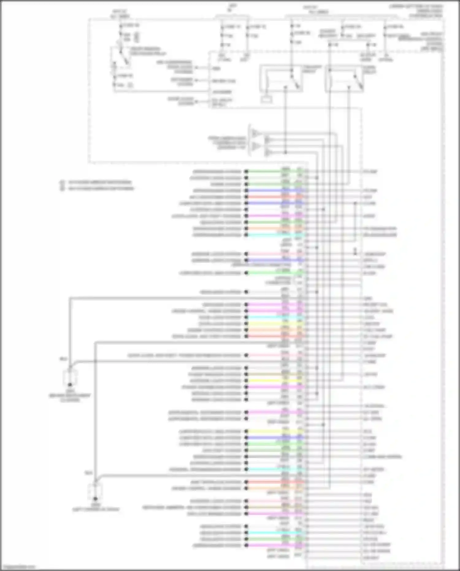 Wiring diagram computer data lines system for Honda Jazz GG facelift (2011-2014) (4 of 78)