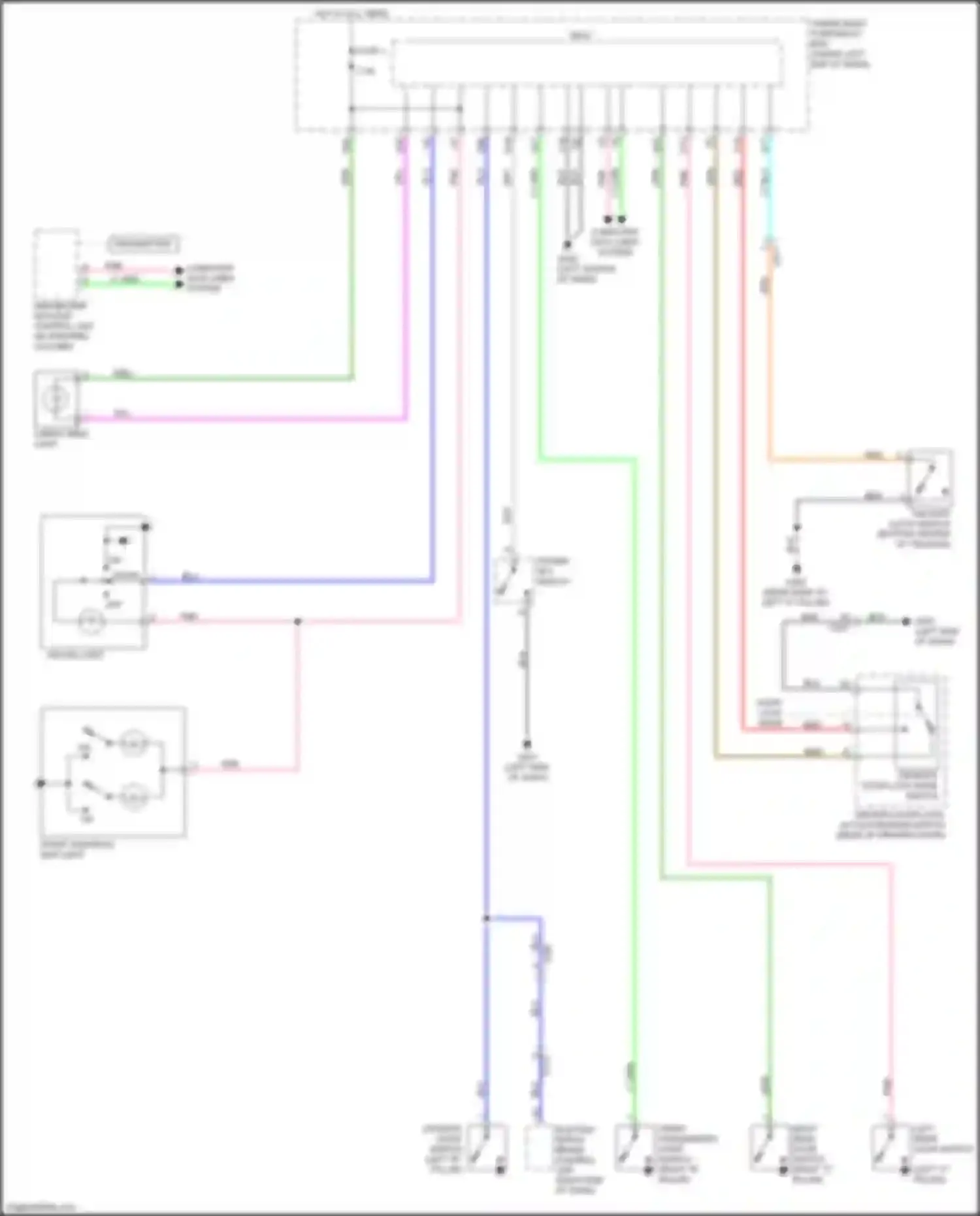 Wiring diagram computer data lines system for Honda Jazz GG facelift (2011-2014) (22 of 78)