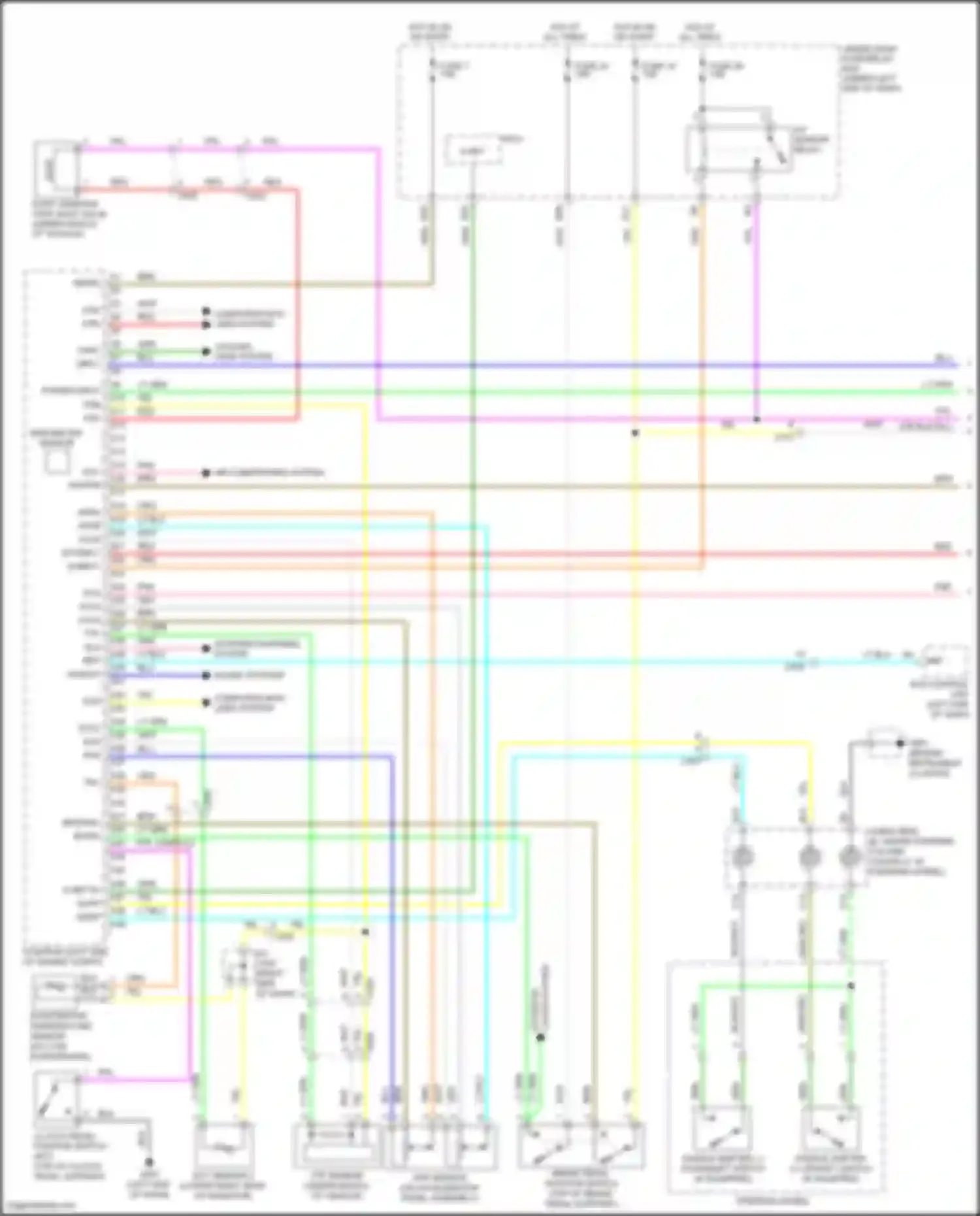 Wiring diagram cooling fans system for Honda Jazz GG facelift (2011-2014) (1 of 1)