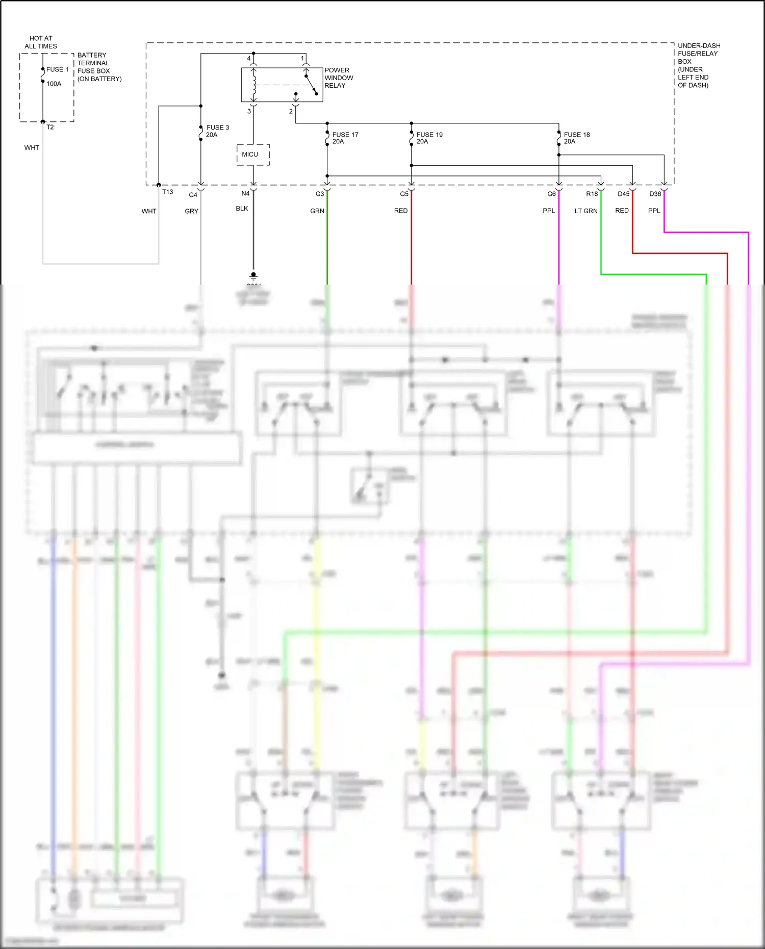 Wiring diagram down up for Honda Jazz GG facelift (2011-2014) (1 of 1)