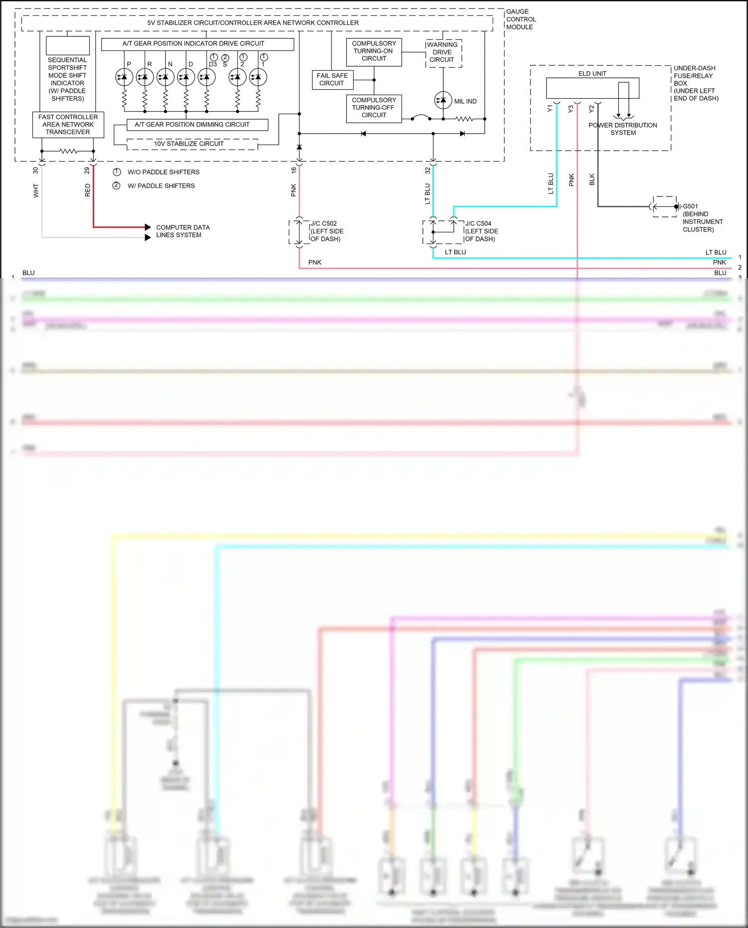 Wiring diagram eld unit for Honda Jazz GG facelift (2011-2014) (9 of 9)