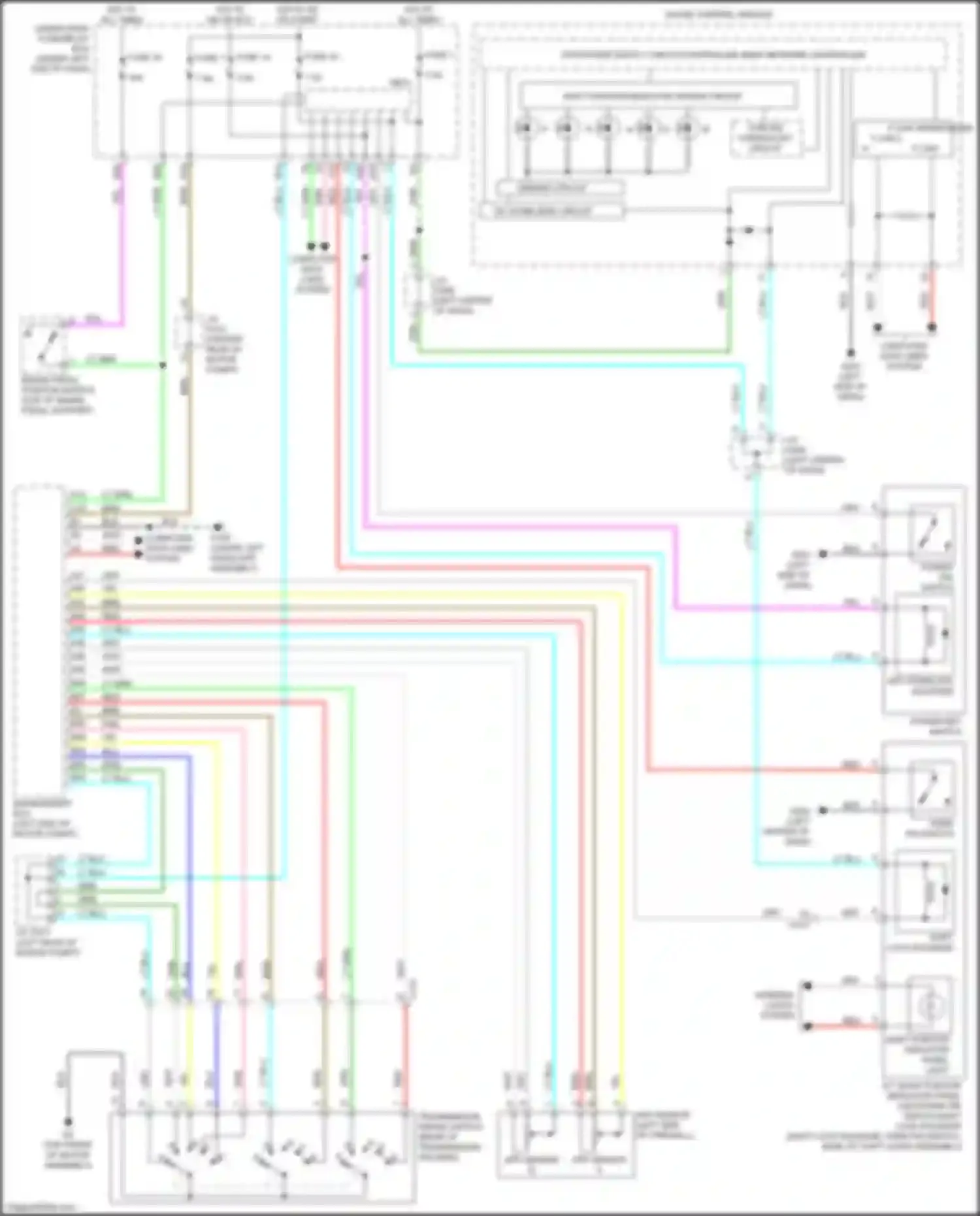 Wiring diagram forced turning off circuit for Honda Jazz GG facelift (2011-2014) (4 of 4)