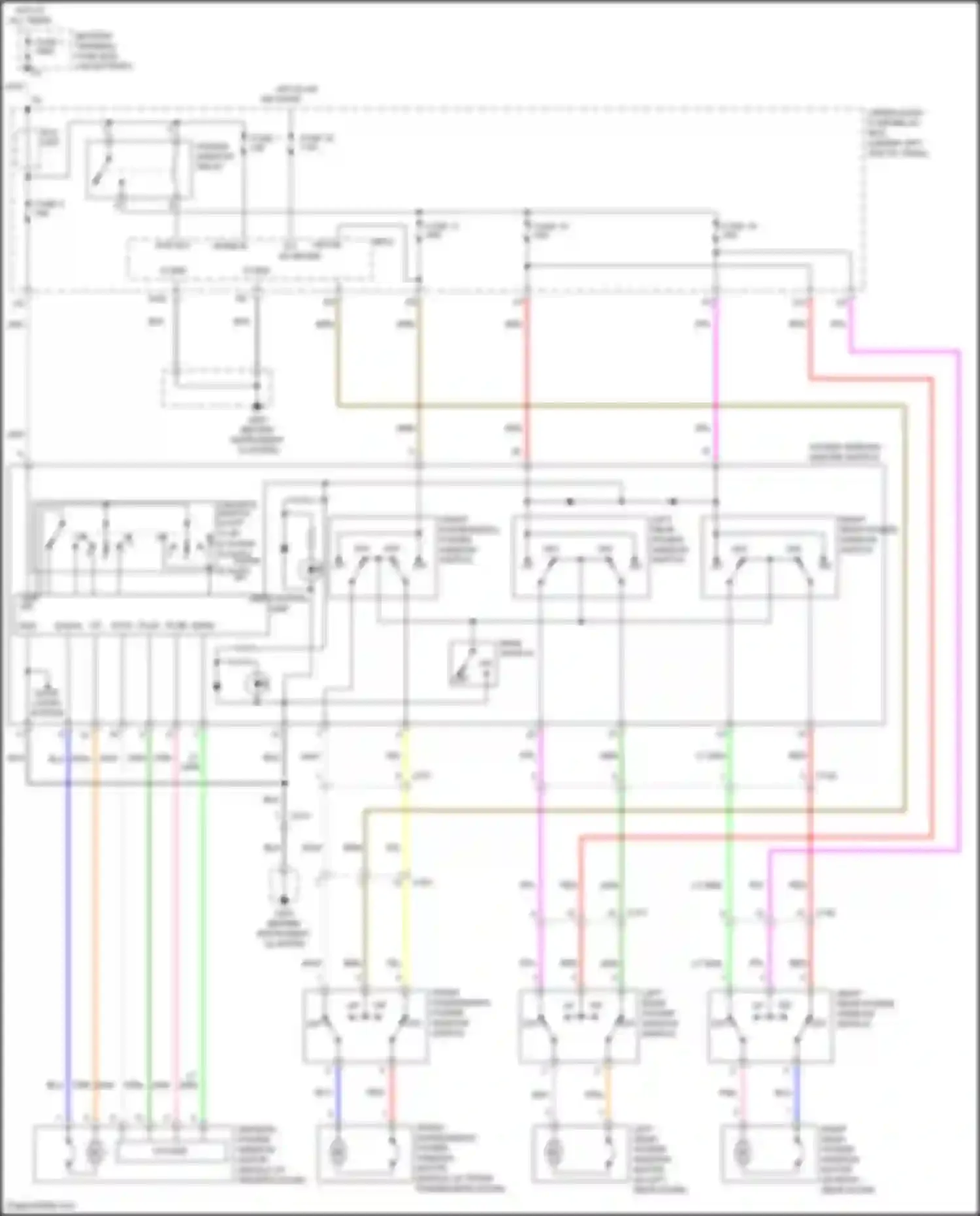 Wiring diagram fuse 1 for Honda Jazz GG facelift (2011-2014) (19 of 50)
