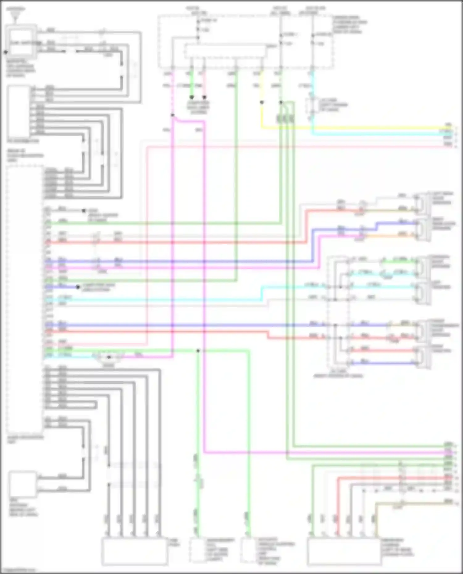 Wiring diagram fuse 14 for Honda Jazz GG facelift (2011-2014) (3 of 12)