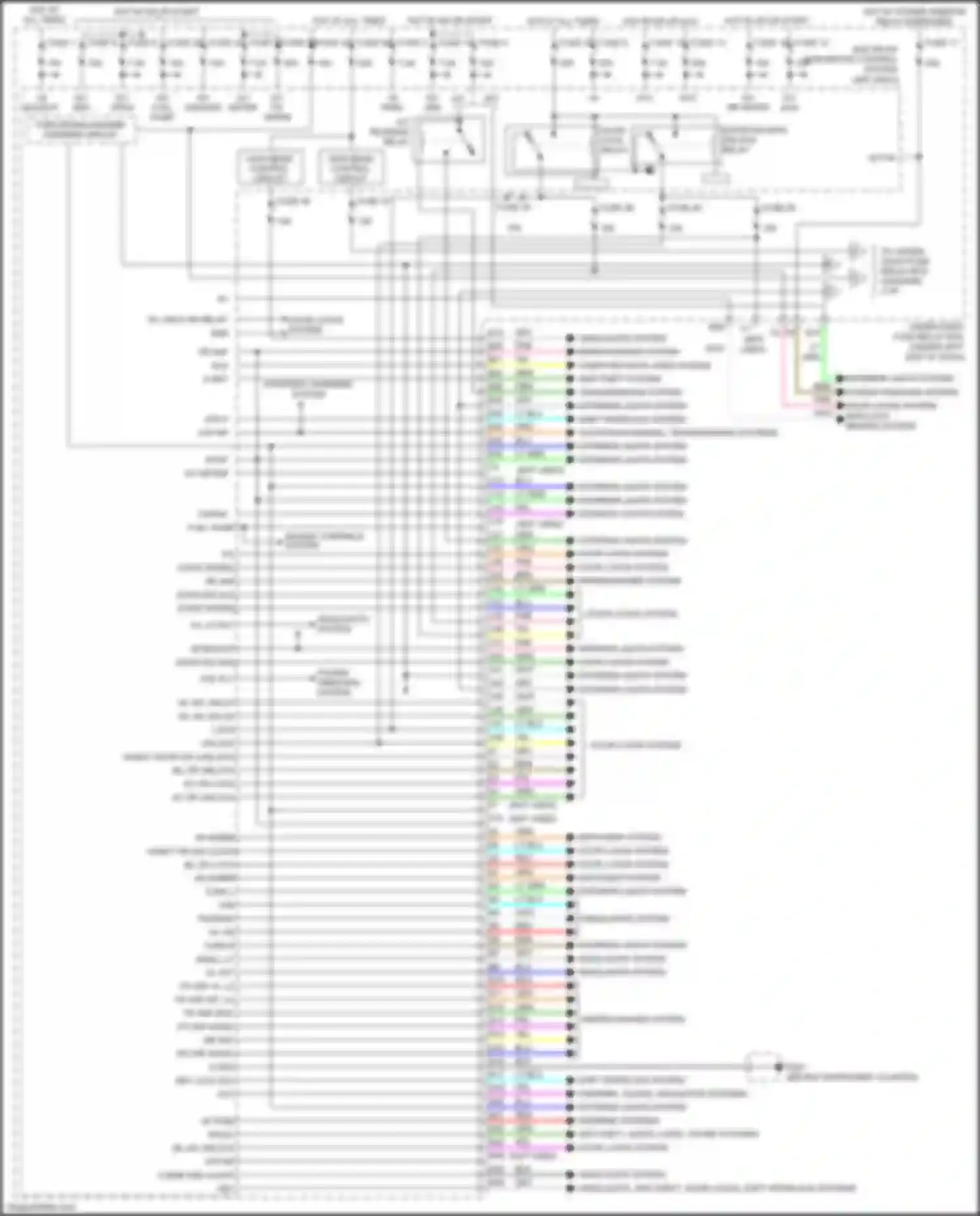 Wiring diagram fuse 51 for Honda Jazz GG facelift (2011-2014) (2 of 7)