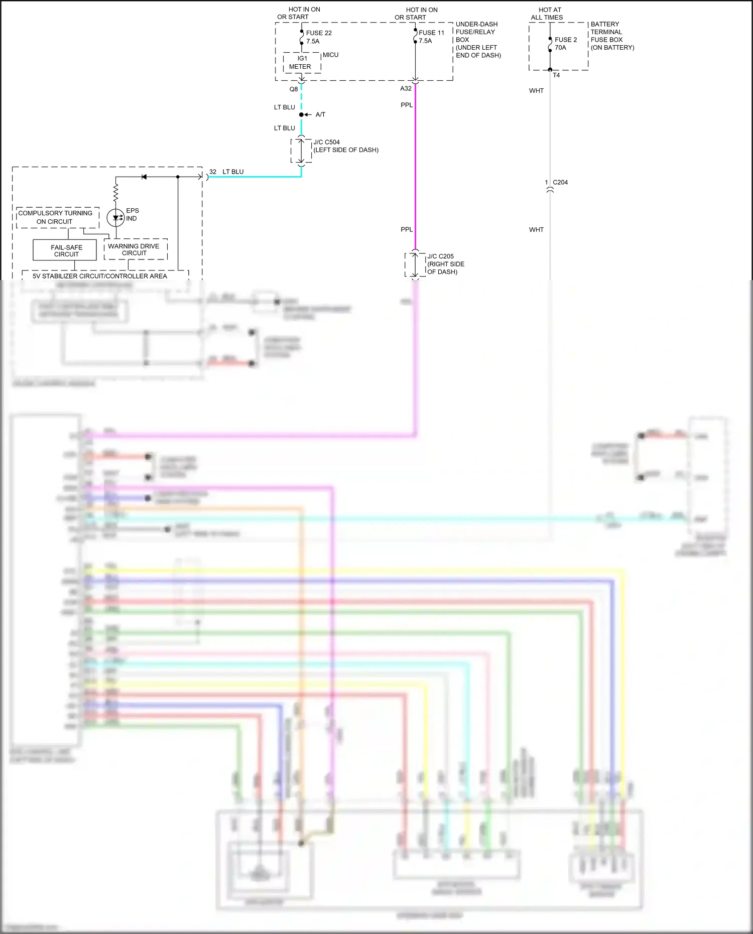 Wiring diagram gauge control module for Honda Jazz GG facelift (2011-2014) (42 of 46)