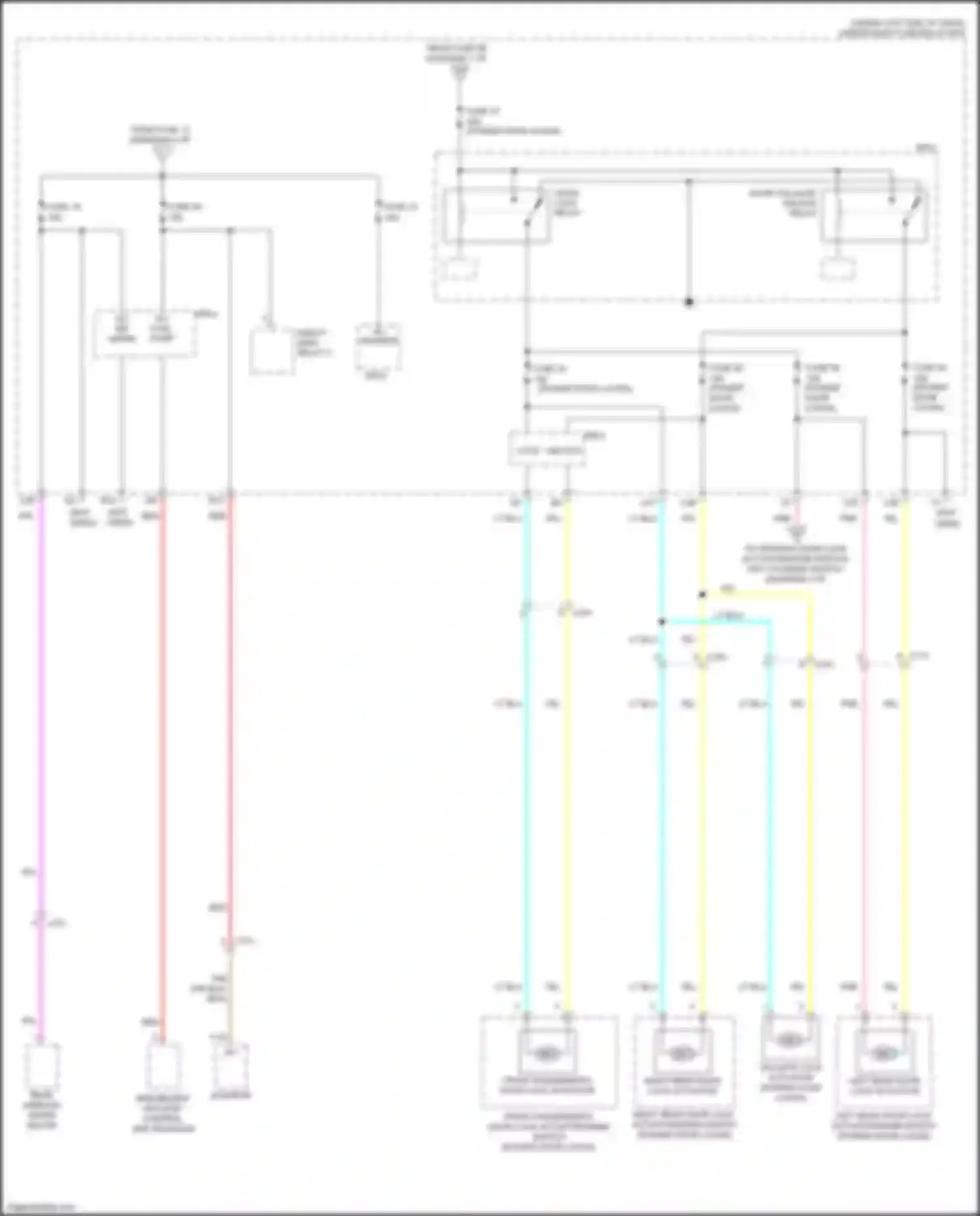 Wiring diagram immobilizer keyless control unit receiver for Honda Jazz GG facelift (2011-2014) (3 of 4)