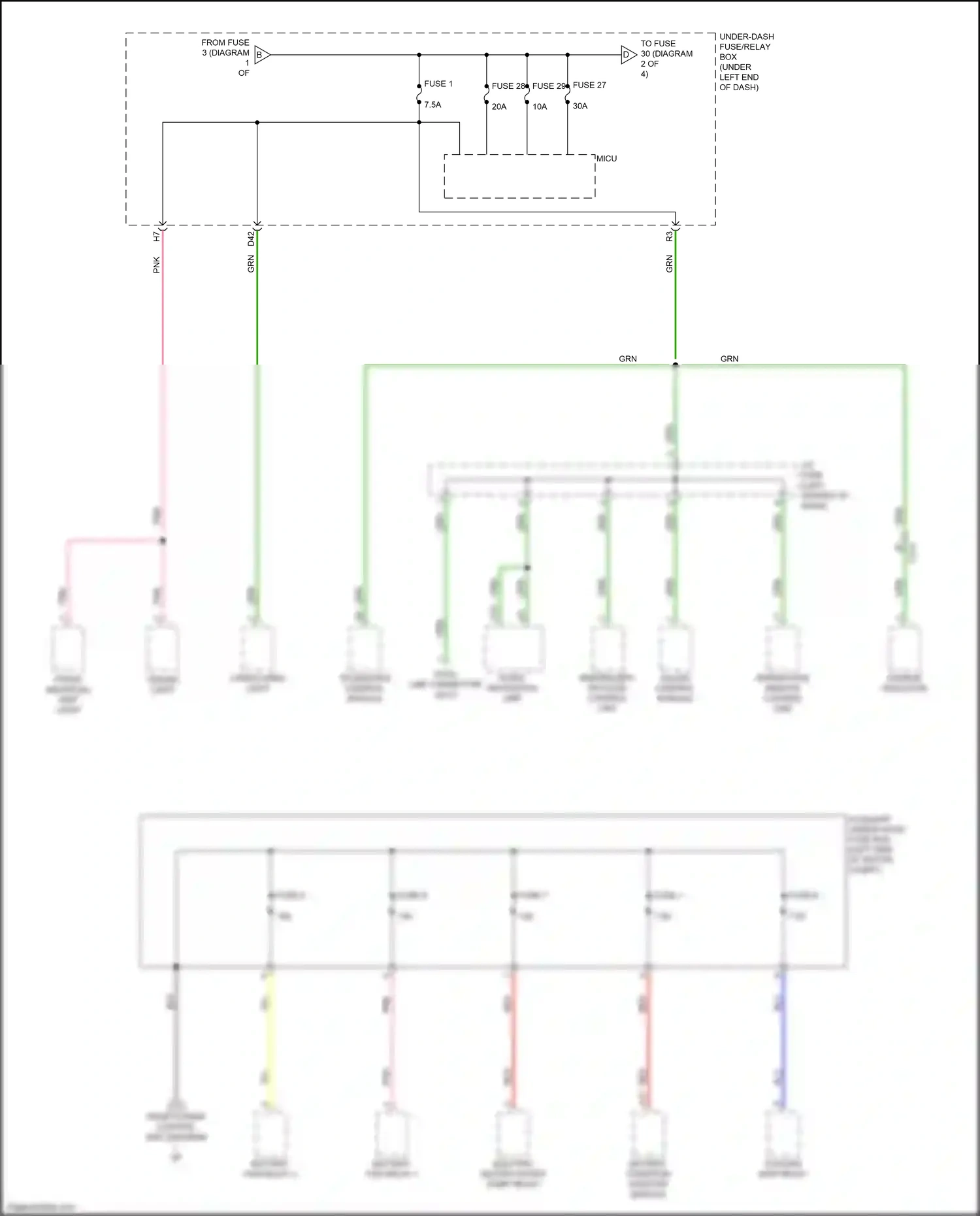 Honda Jazz GG facelift (2011-2014) immobilizer keyless control unit wiring diagram  (9 of 12)